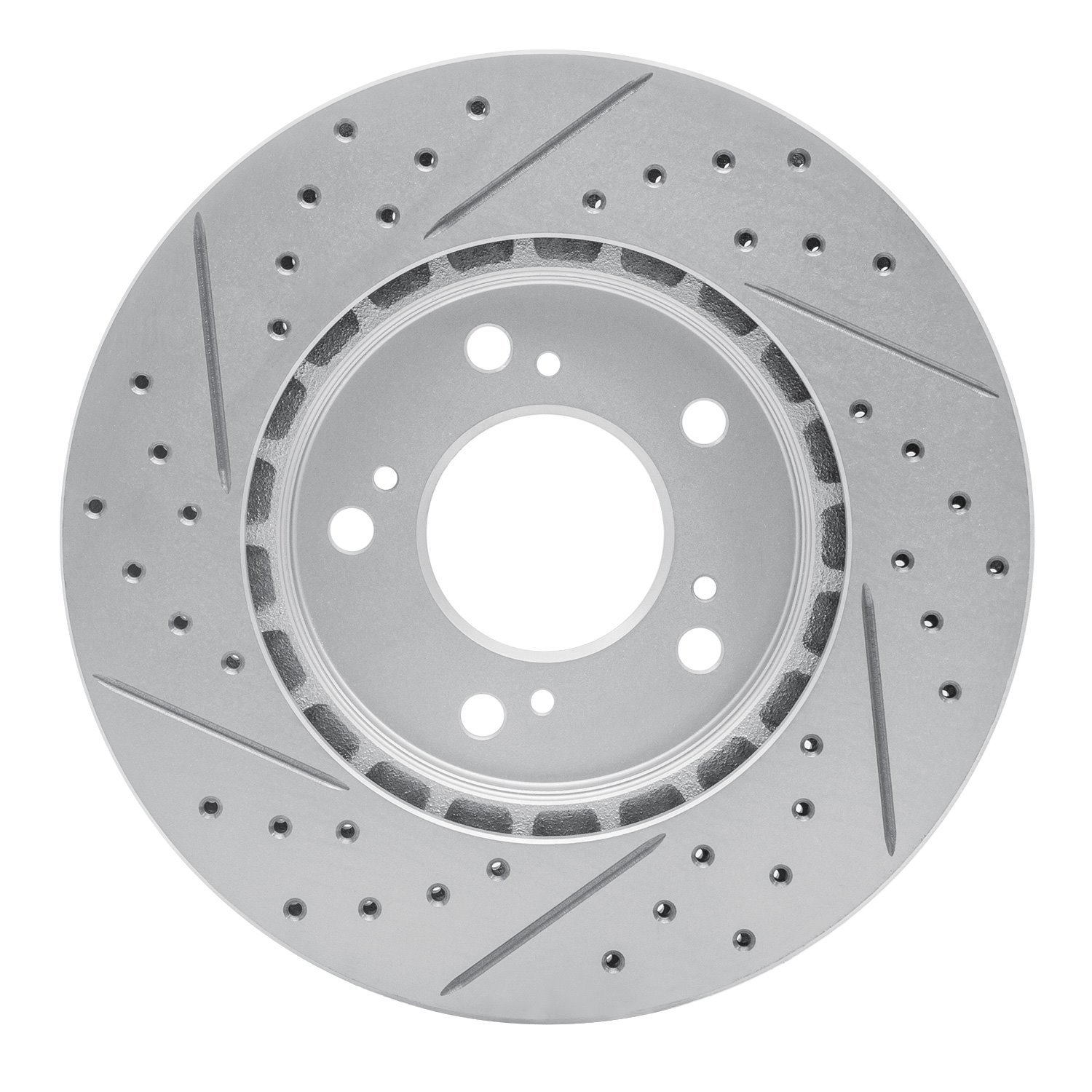 830-58004R Geoperformance Drilled/Slotted Brake Rotor, 1991-1996 Acura/Honda, Position: Front Right