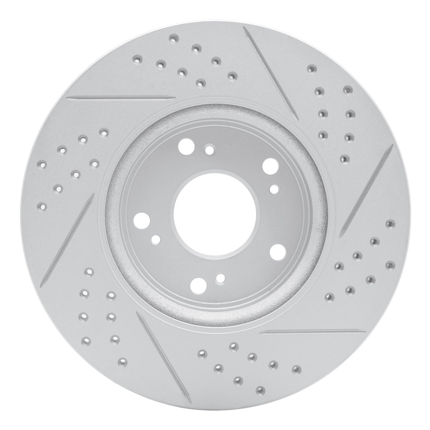830-59037L Geoperformance Drilled/Slotted Brake Rotor, Fits Select Acura/Honda, Position: Front Left