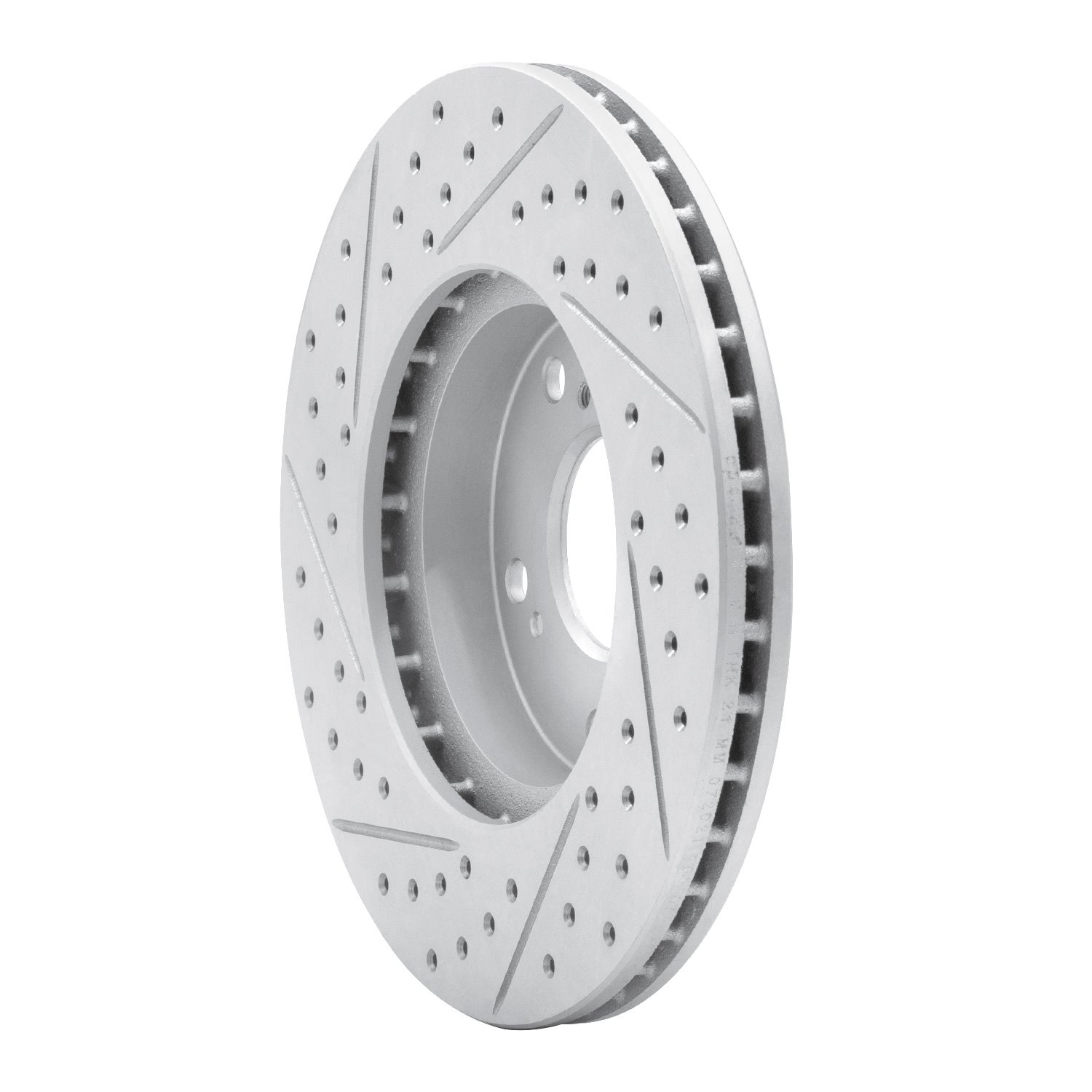 830-59042R Geoperformance Drilled/Slotted Brake Rotor, 1998-2021 Acura/Honda, Position: Front Right