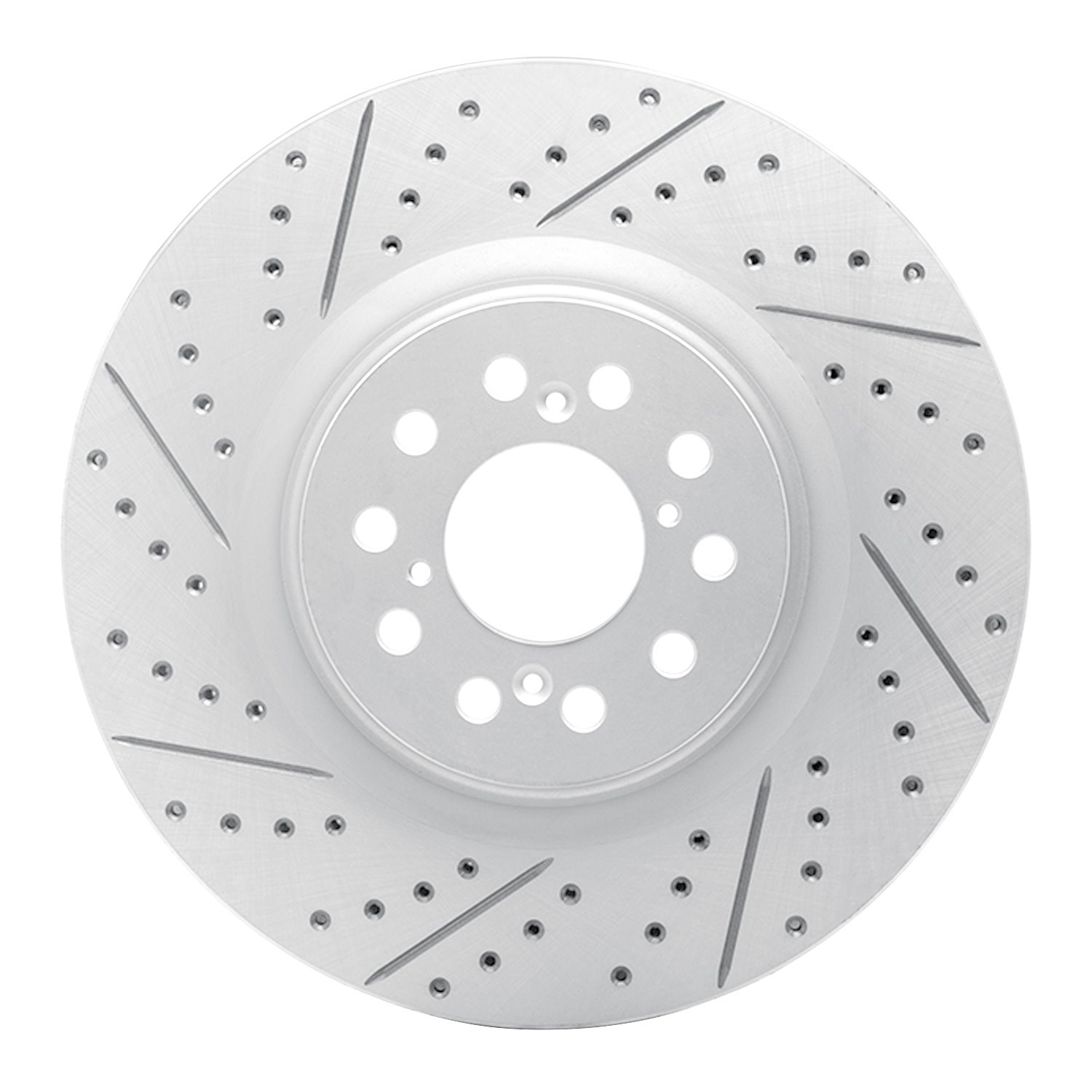 830-59065L Geoperformance Drilled/Slotted Brake Rotor, Fits Select Acura/Honda, Position: Front Left