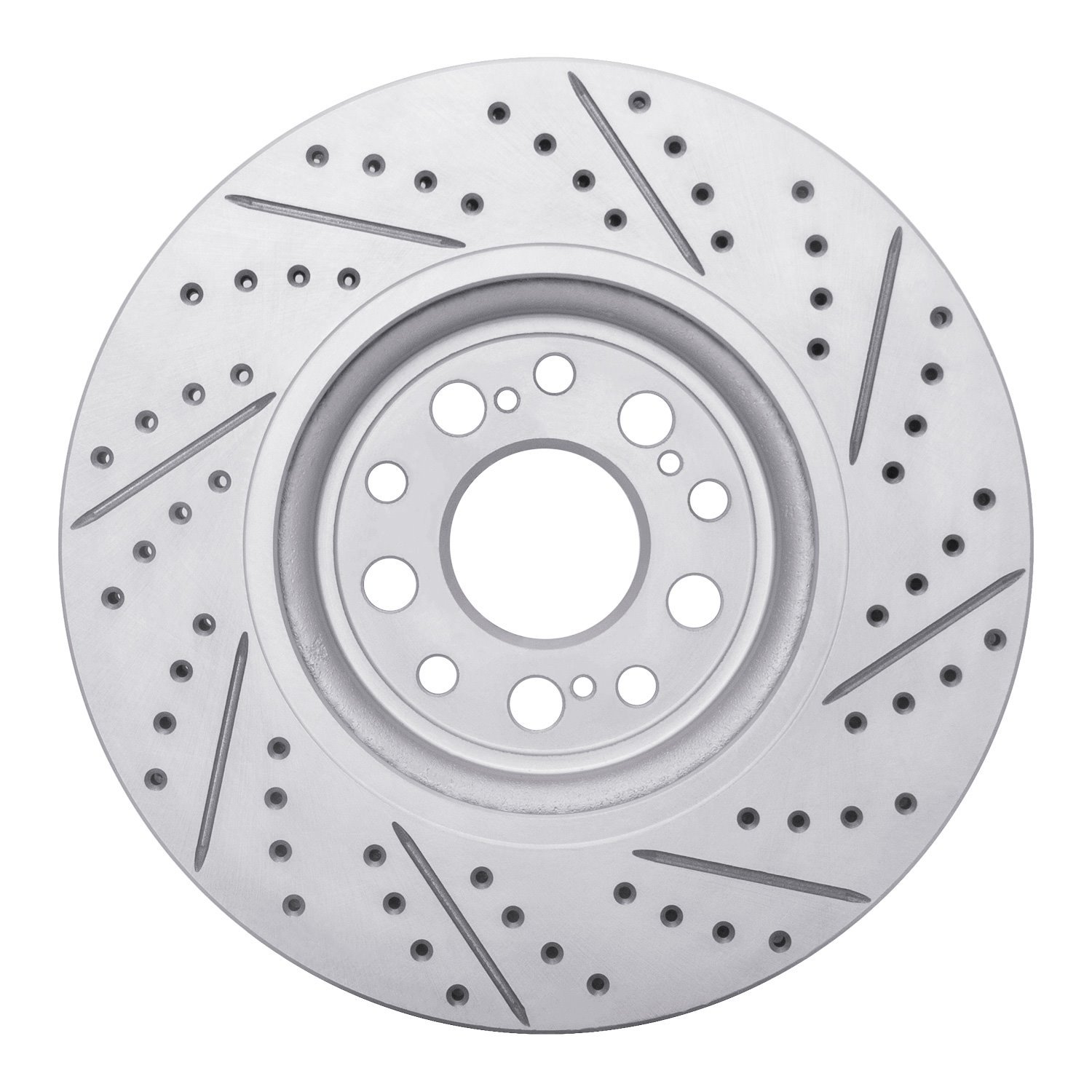 830-59069L Geoperformance Drilled/Slotted Brake Rotor, Fits Select Acura/Honda, Position: Front Left