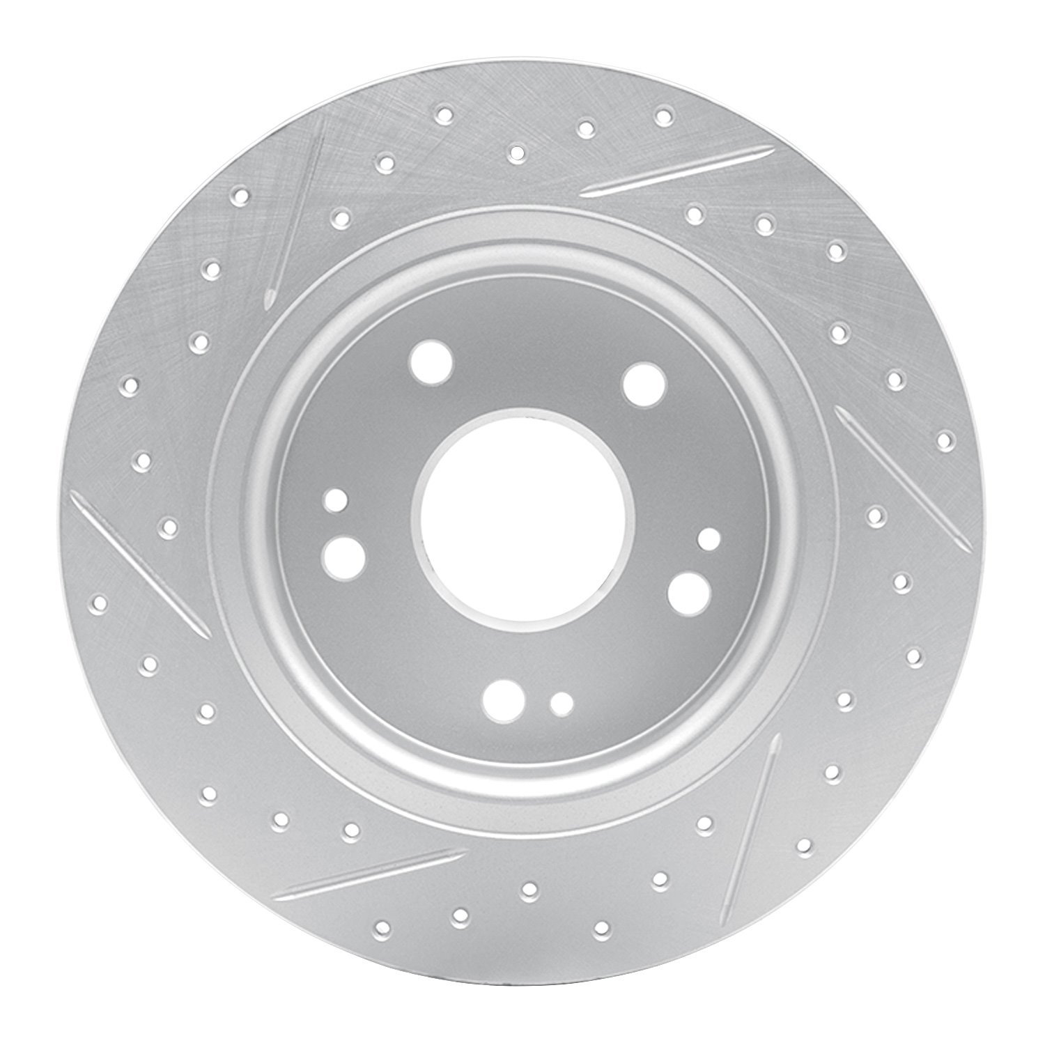 830-59071R Geoperformance Drilled/Slotted Brake Rotor, Fits Select Acura/Honda, Position: Rear Right