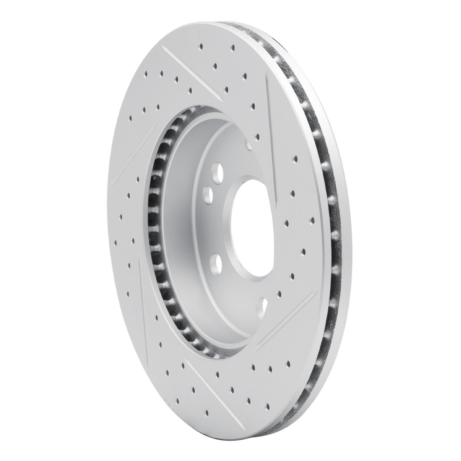 830-63016L Geoperformance Drilled/Slotted Brake Rotor, 1984-1995 Mercedes-Benz, Position: Front Left