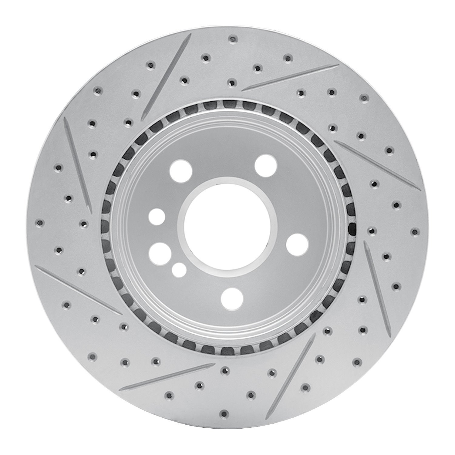 830-63024R Geoperformance Drilled/Slotted Brake Rotor, 1992-1999 Mercedes-Benz, Position: Rear Right