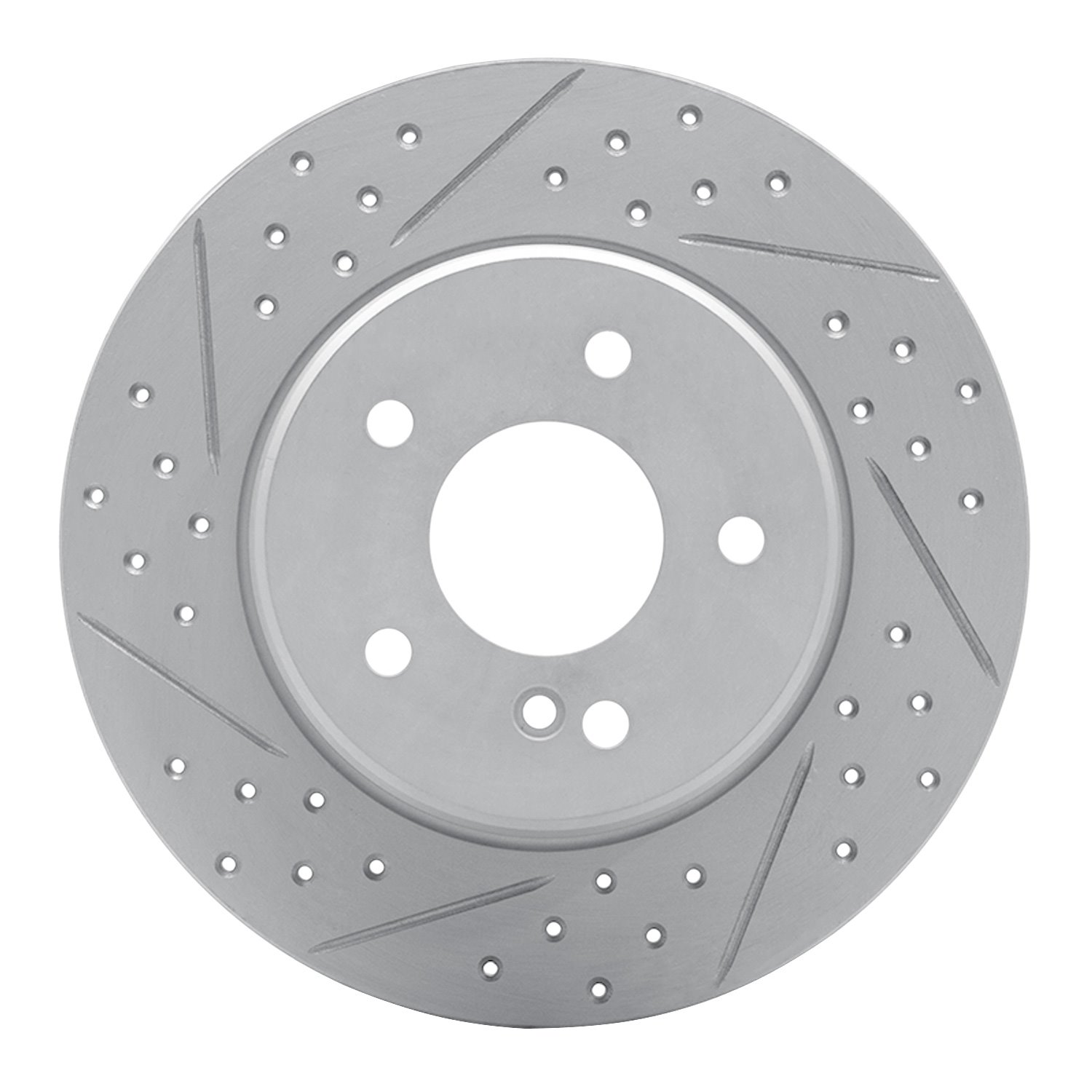 830-63032L Geoperformance Drilled/Slotted Brake Rotor, 1994-2011 Mercedes-Benz, Position: Rear Left