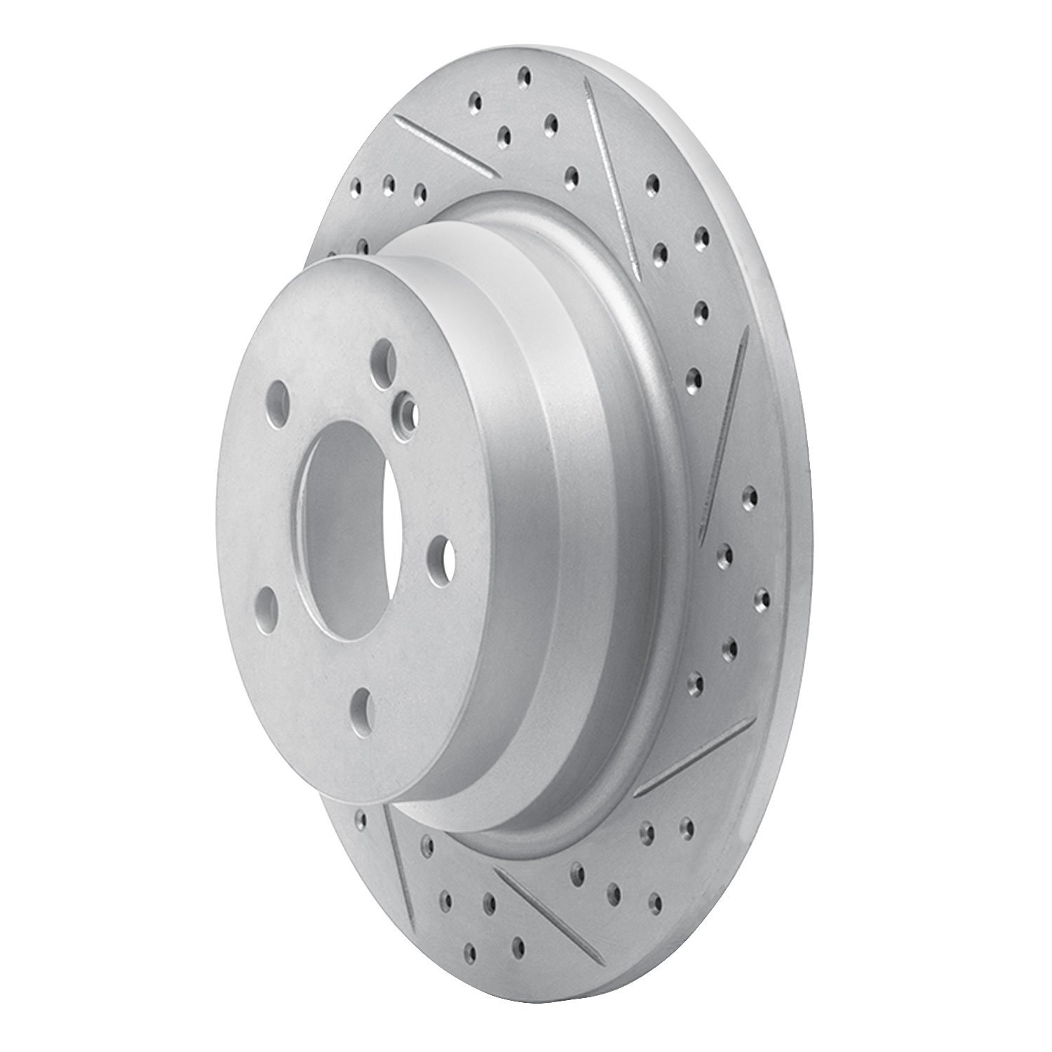 830-63051R Geoperformance Drilled/Slotted Brake Rotor, 2003-2016 Mercedes-Benz, Position: Rear Right
