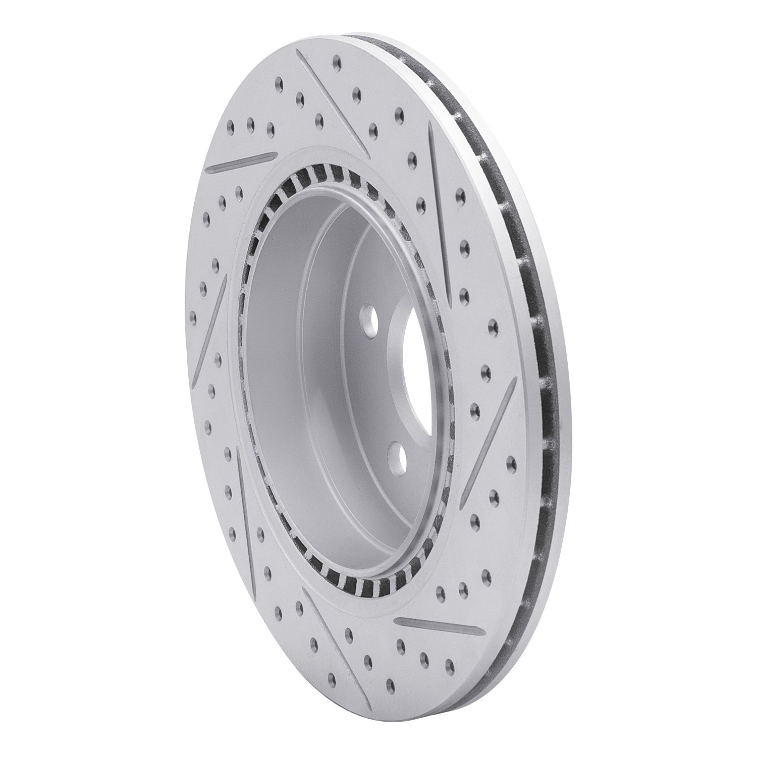 830-63089L Geoperformance Drilled/Slotted Brake Rotor, 2008-2017 Mercedes-Benz, Position: Rear Left