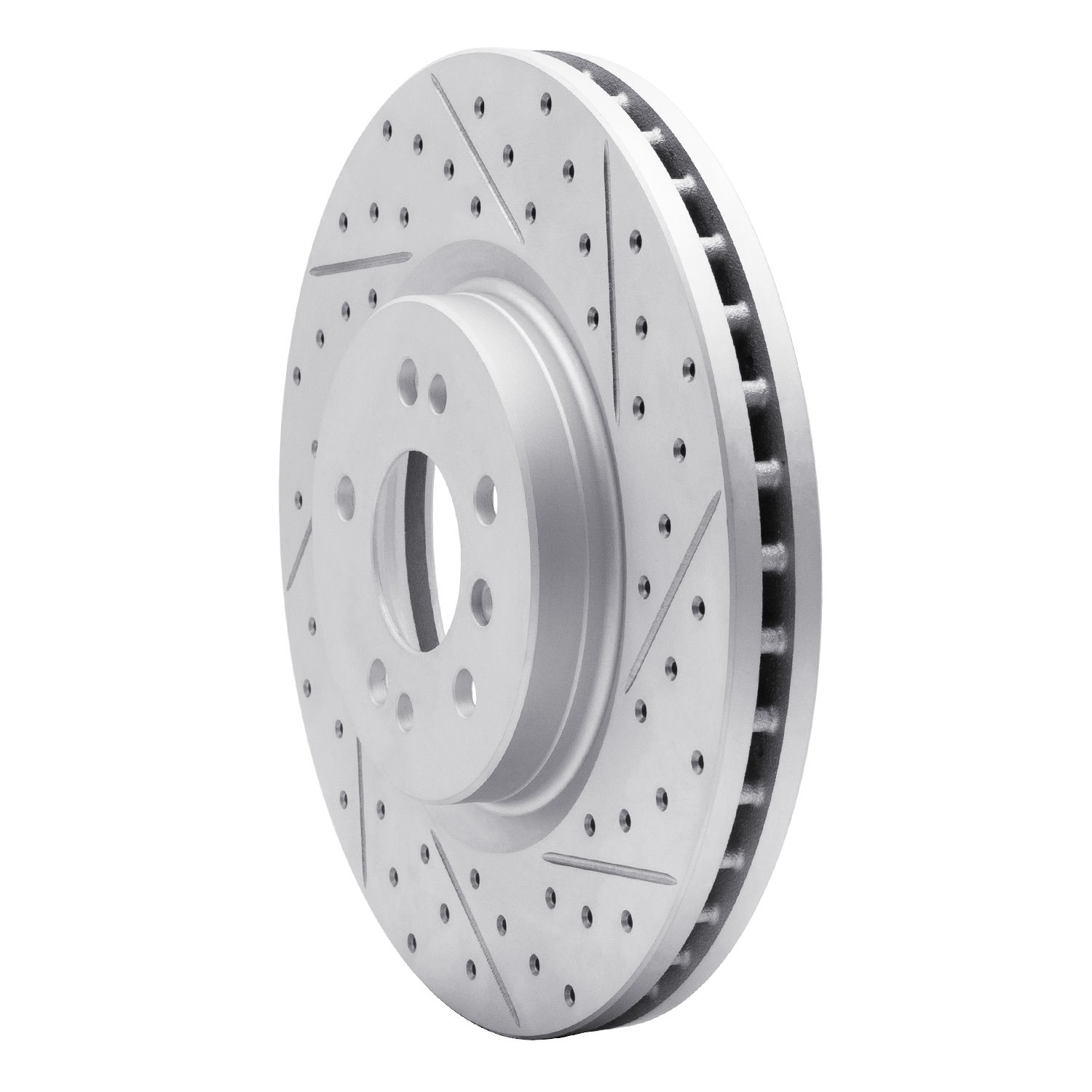 830-63128R Geoperformance Drilled/Slotted Brake Rotor, 2006-2012 Mercedes-Benz, Position: Front Right