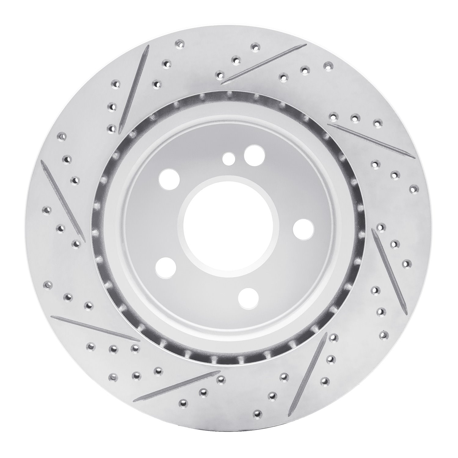 830-63163R Geoperformance Drilled/Slotted Brake Rotor, 2014-2019 Mercedes-Benz, Position: Rear Right