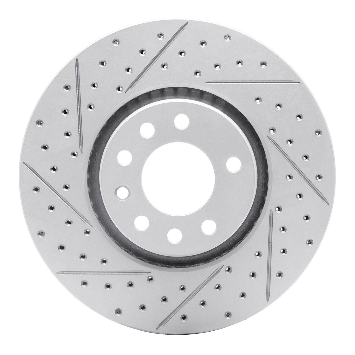 830-65013L Geoperformance Drilled/Slotted Brake Rotor, 1999-2010 GM, Position: Front Left