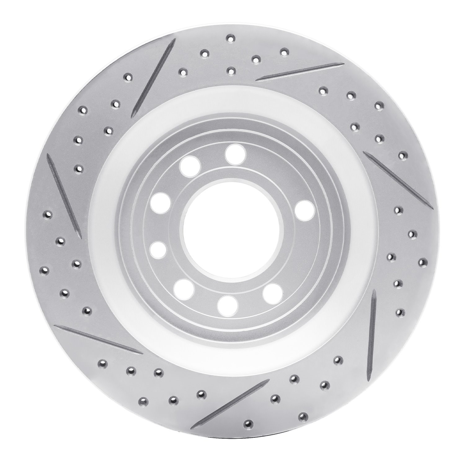 830-65020R Geoperformance Drilled/Slotted Brake Rotor, 2008-2011 GM, Position: Rear Right