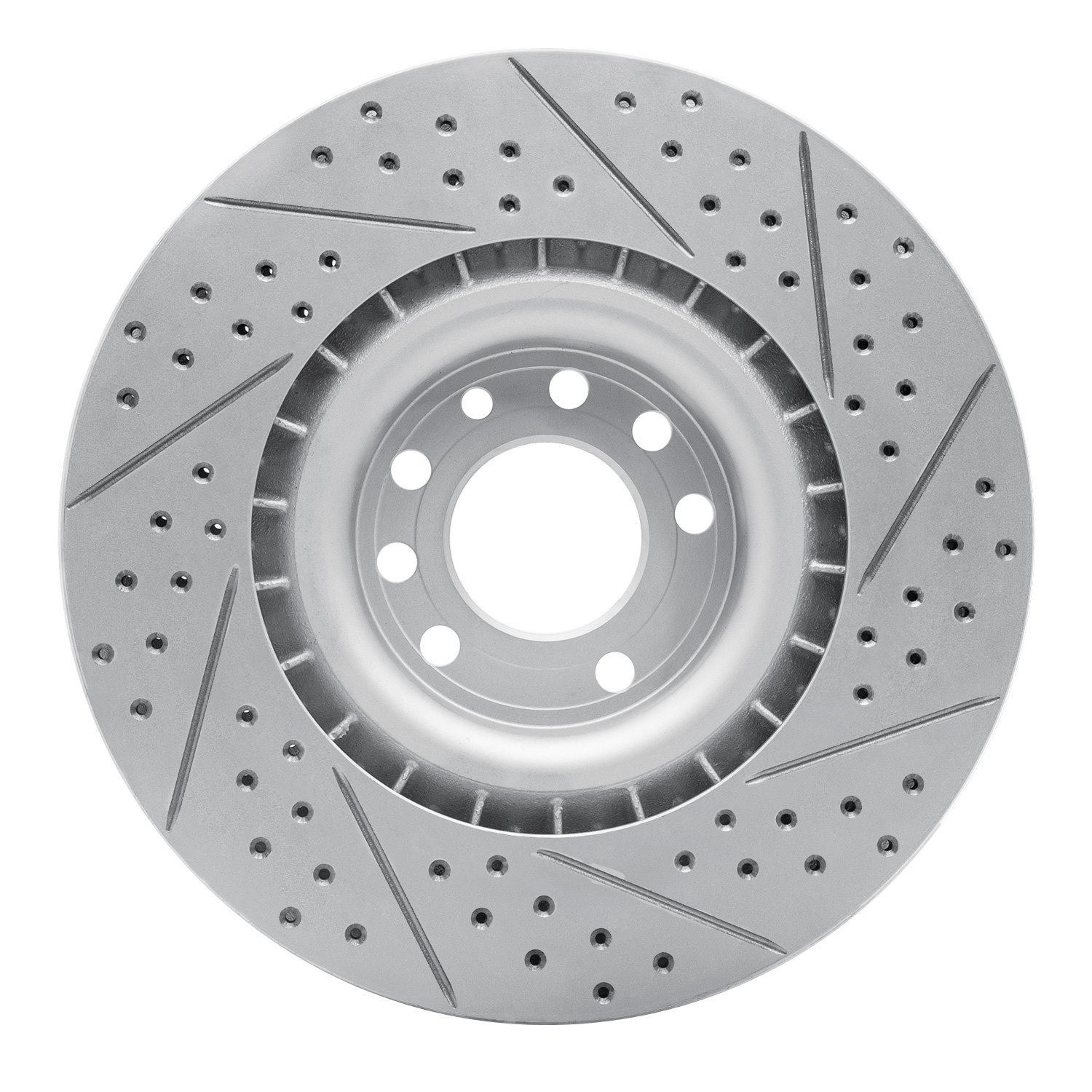 830-65021L Geoperformance Drilled/Slotted Brake Rotor, 2008-2011 GM, Position: Front Left