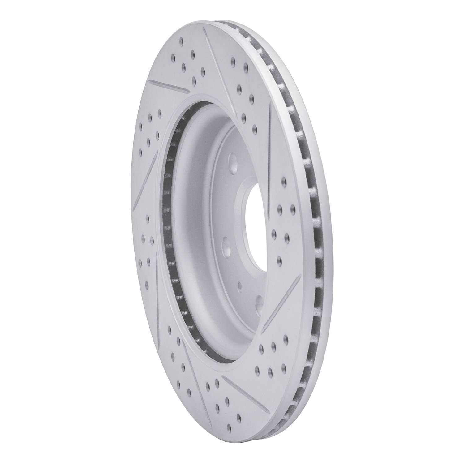 830-65024L Geoperformance Drilled/Slotted Brake Rotor, Fits Select GM, Position: Rear Left