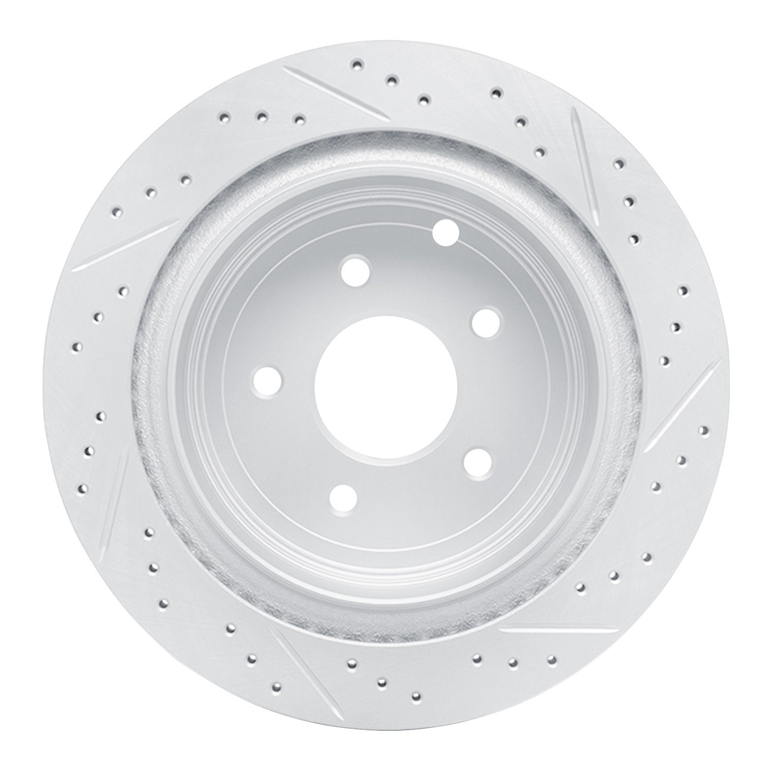 830-67089L Geoperformance Drilled/Slotted Brake Rotor, Fits Select Infiniti/Nissan, Position: Rear Left