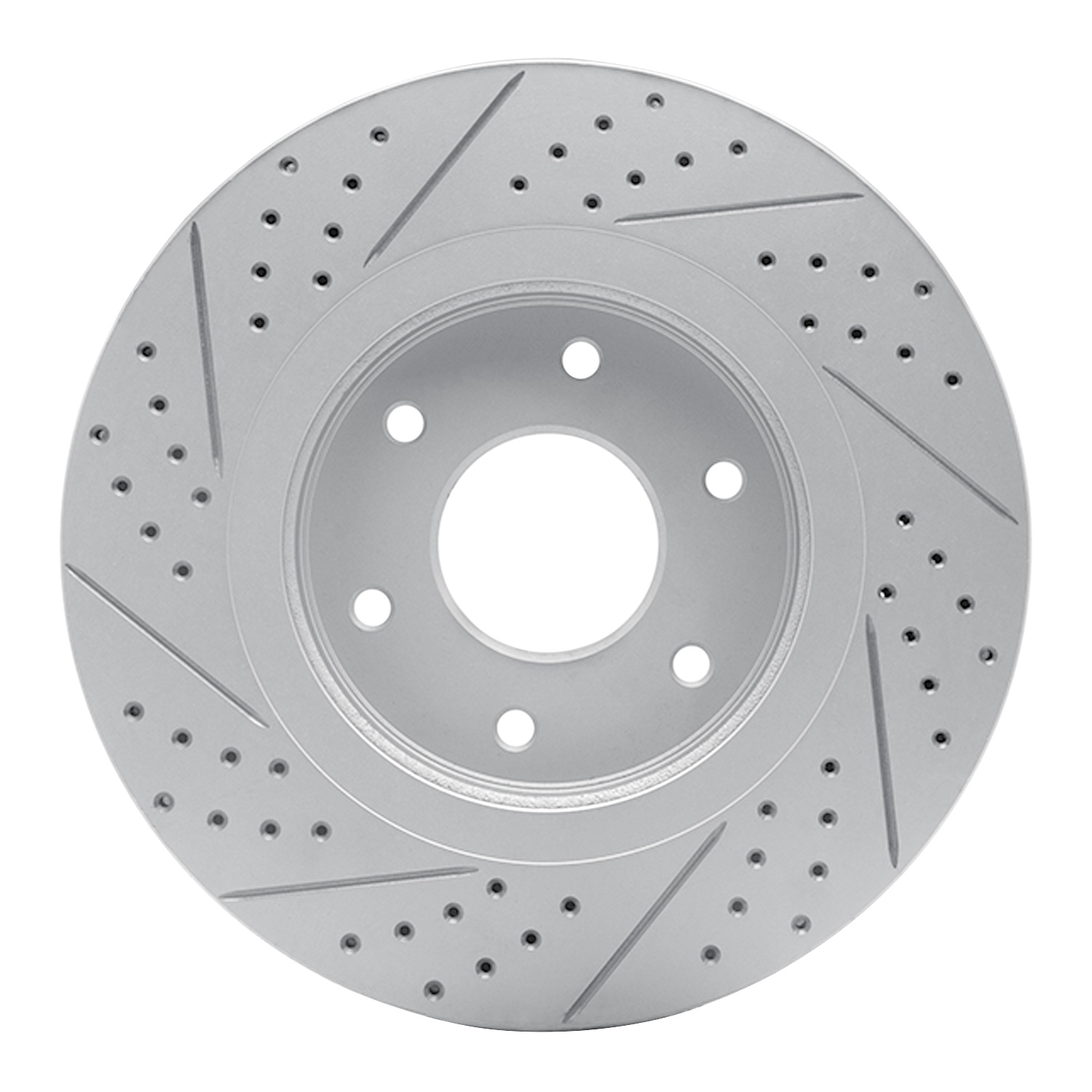 830-67097R Geoperformance Drilled/Slotted Brake Rotor, 2005-2007 Infiniti/Nissan, Position: Front Right