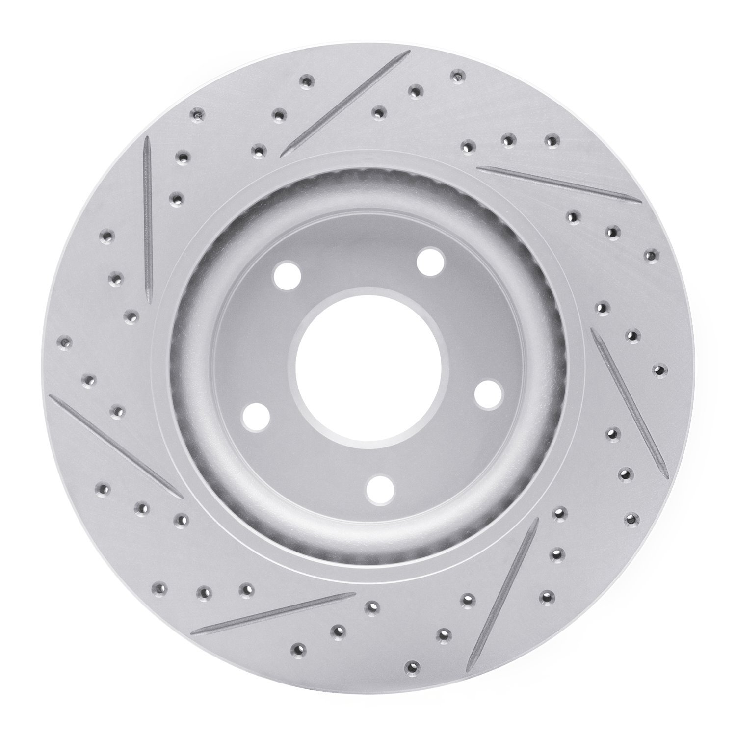 830-67100R Geoperformance Drilled/Slotted Brake Rotor, 2011-2019 Infiniti/Nissan, Position: Front Right