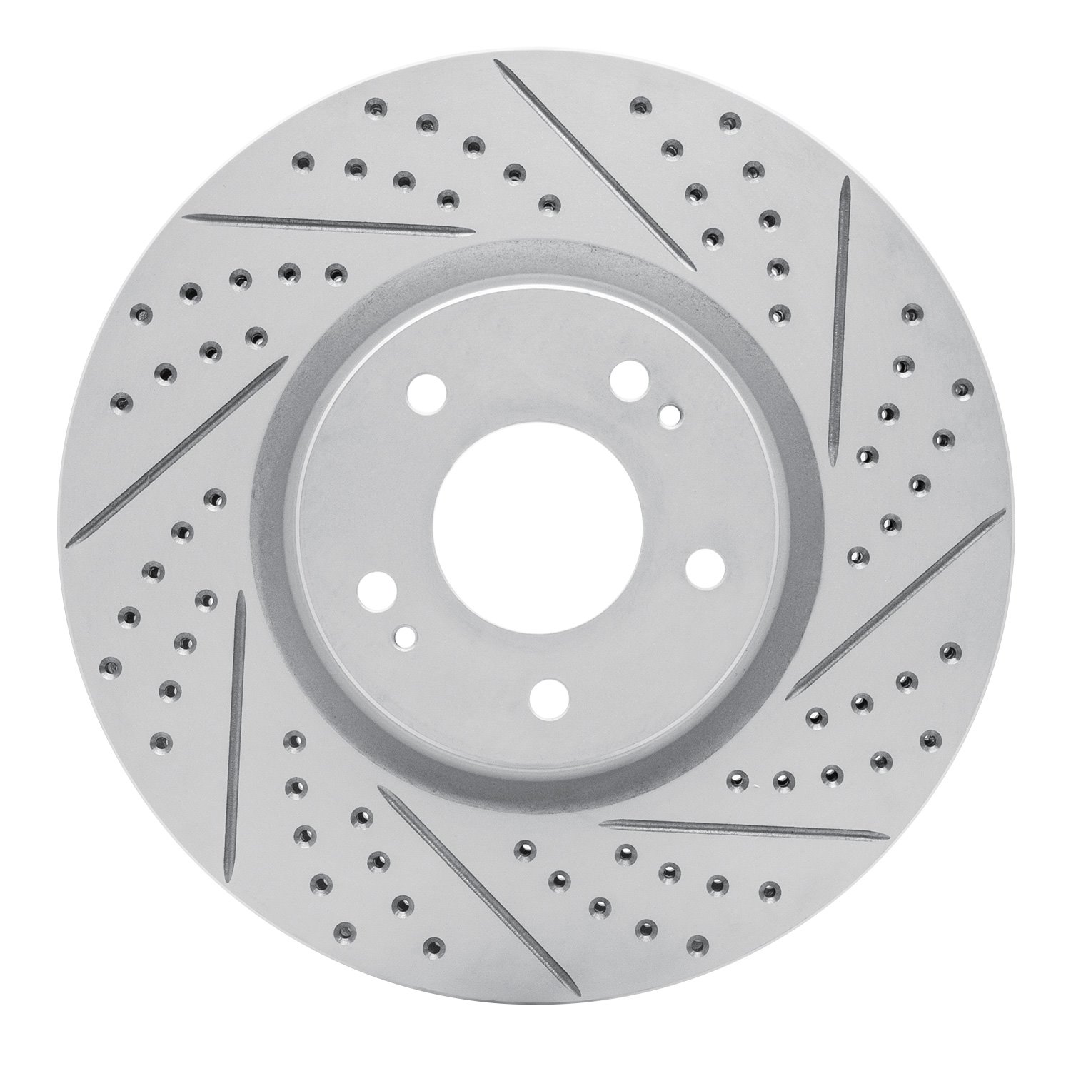 830-72035R Geoperformance Drilled/Slotted Brake Rotor, 2003-2006 Mitsubishi, Position: Front Right