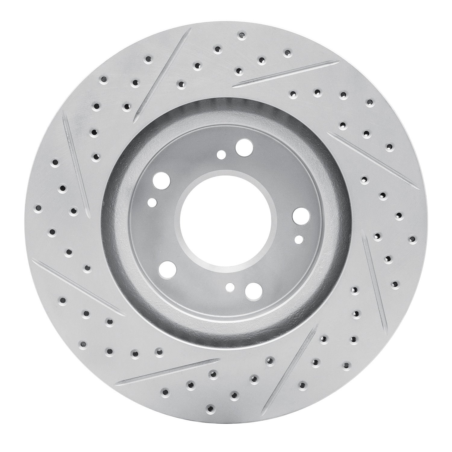 830-72037R Geoperformance Drilled/Slotted Brake Rotor, 2004-2012 Mitsubishi, Position: Front Right