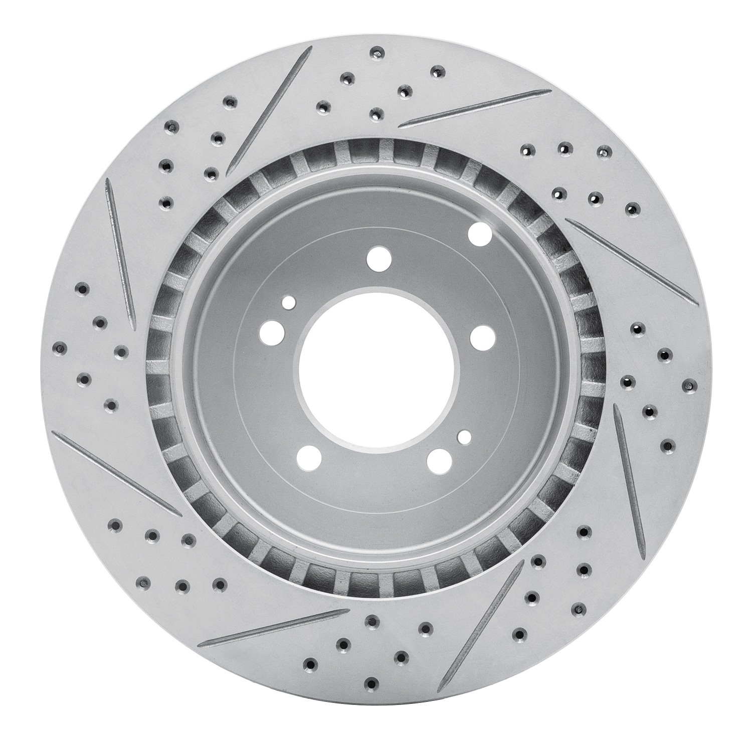 830-72042R Geoperformance Drilled/Slotted Brake Rotor, 2008-2015 Mitsubishi, Position: Rear Right