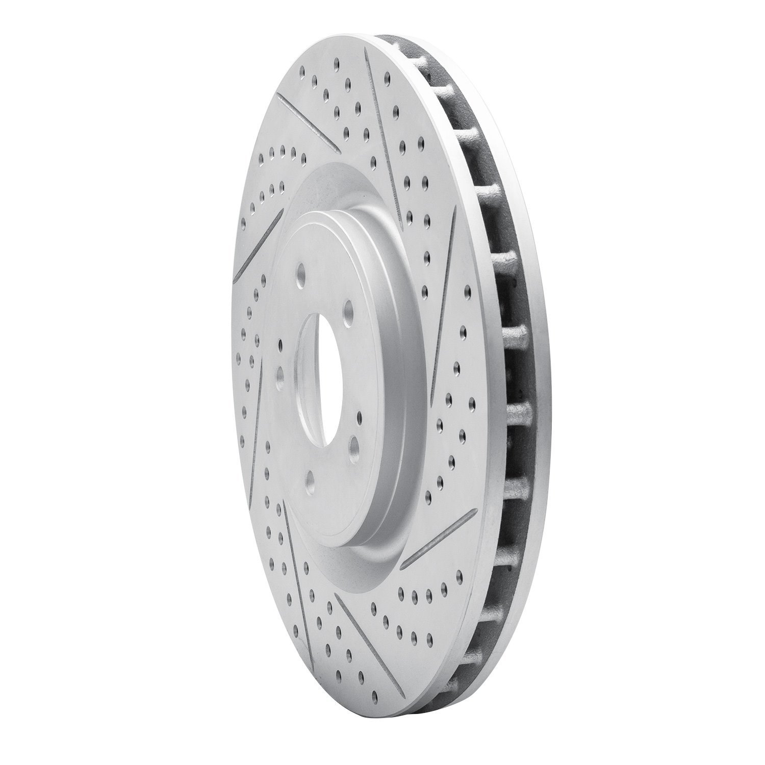 830-72043R Geoperformance Drilled/Slotted Brake Rotor, 2008-2015 Mitsubishi, Position: Front Right