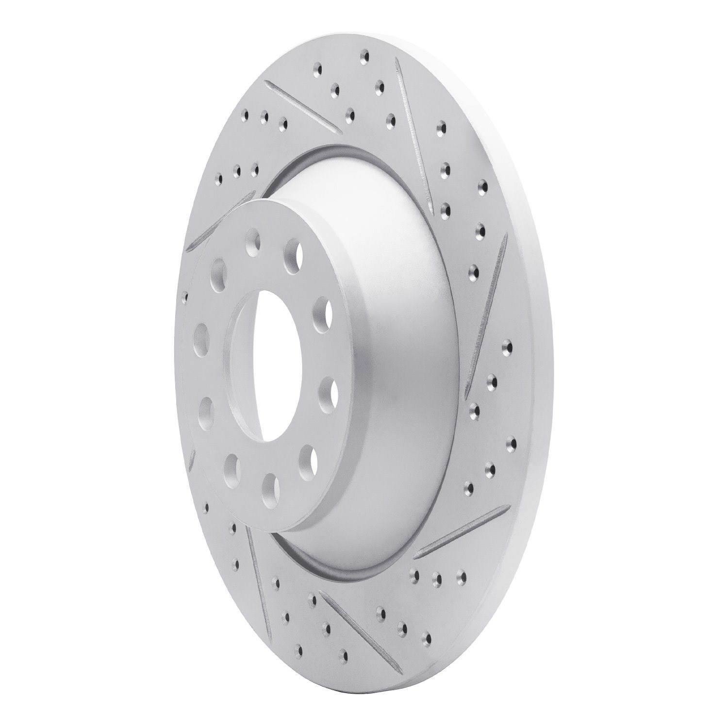 830-73042R Geoperformance Drilled/Slotted Brake Rotor, 2005-2011 Audi/Volkswagen, Position: Rear Right
