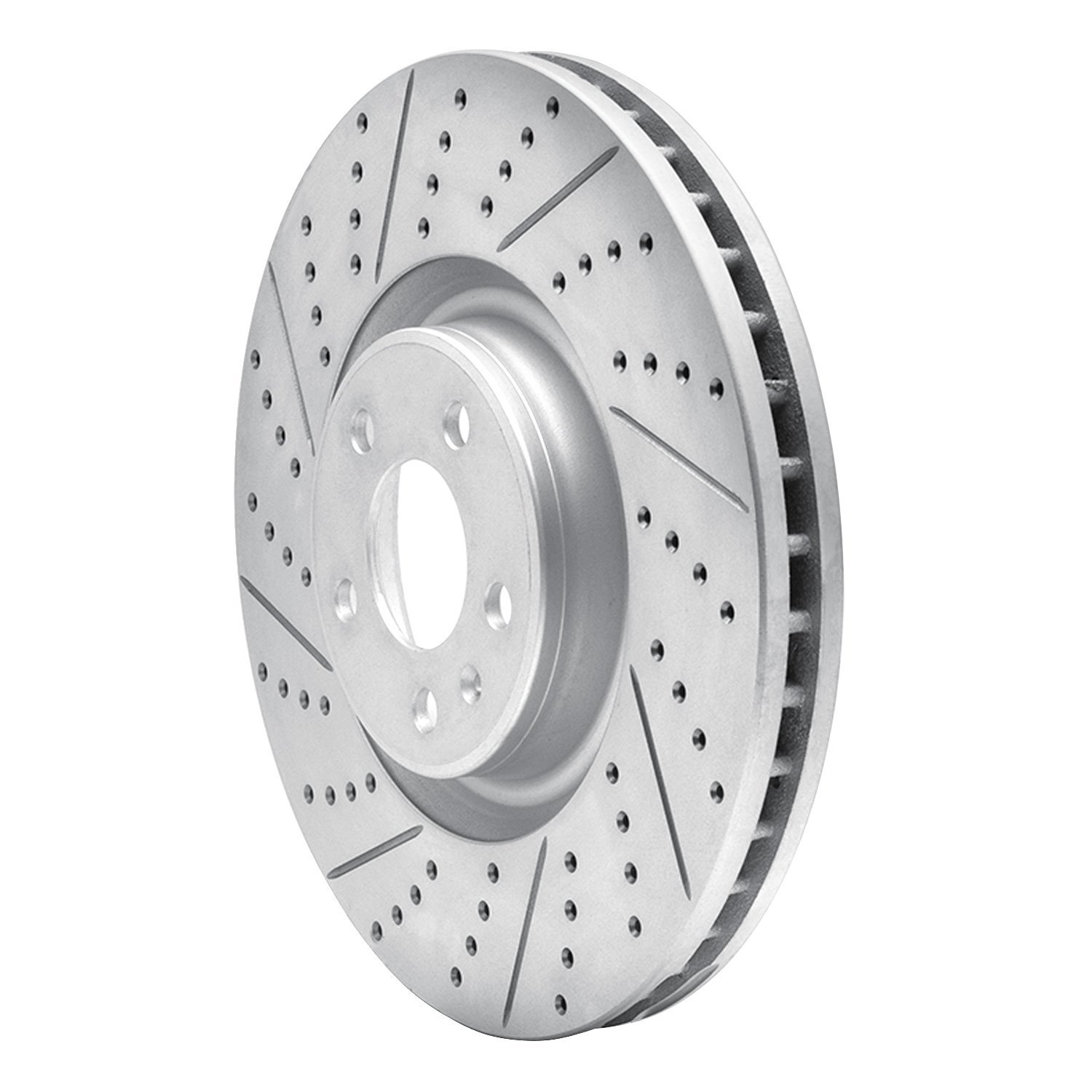 830-73064L Geoperformance Drilled/Slotted Brake Rotor, 2012-2018 Audi/Volkswagen, Position: Front Left