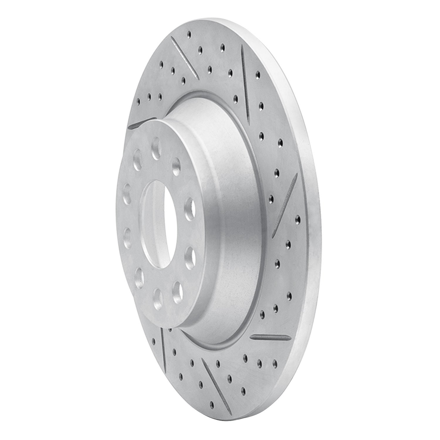 830-73082R Geoperformance Drilled/Slotted Brake Rotor, Fits Select Audi/Volkswagen, Position: Rear Right