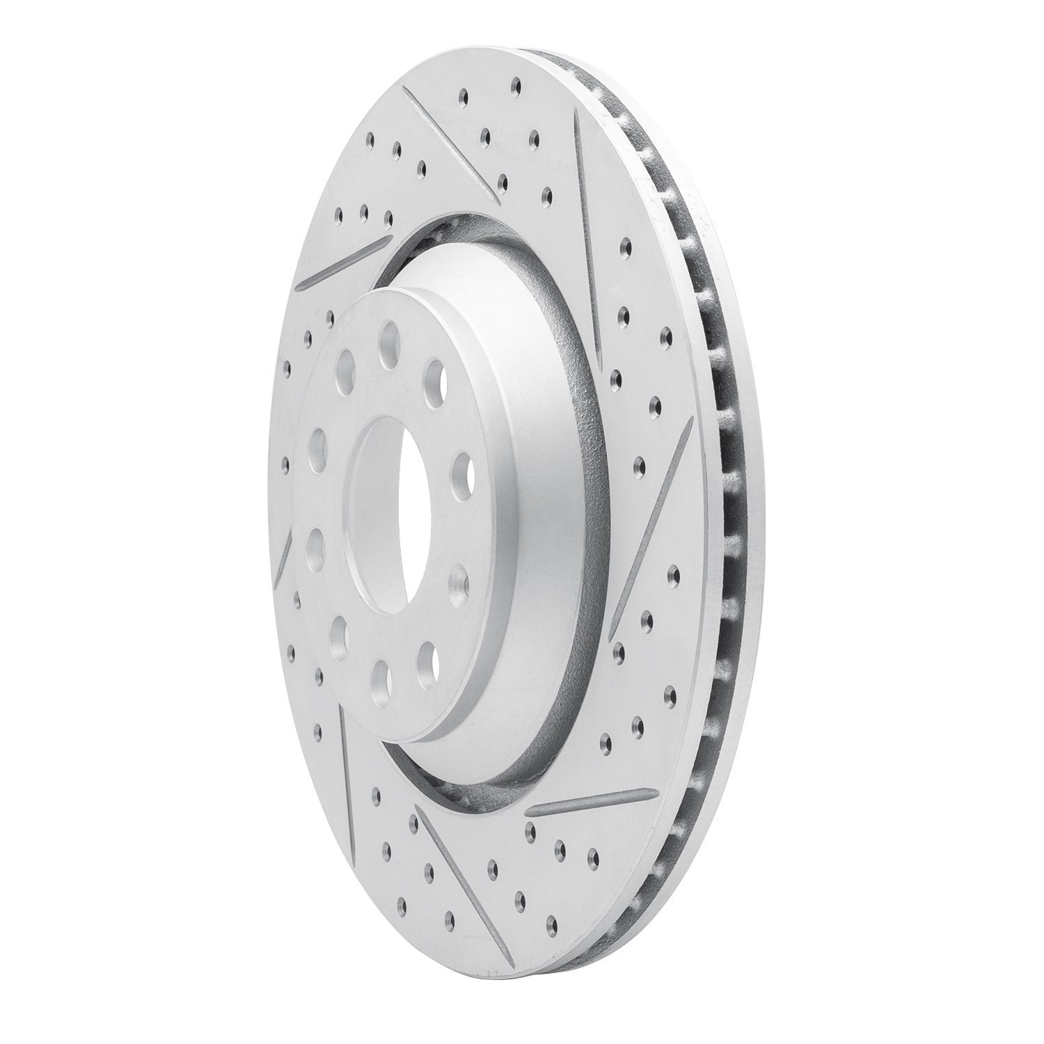830-74030R Geoperformance Drilled/Slotted Brake Rotor, Fits Select Audi/Volkswagen, Position: Rear Right