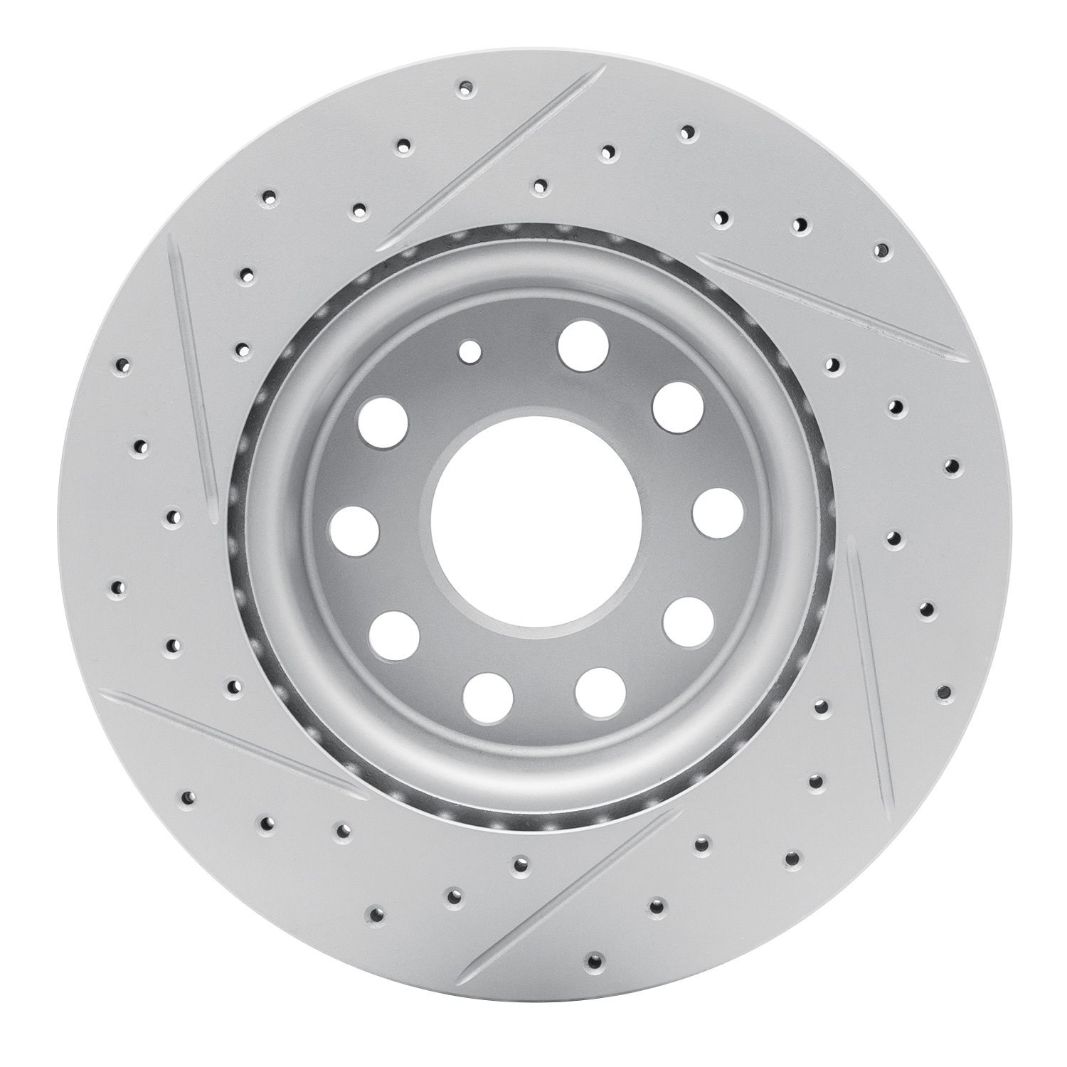 830-74032R Geoperformance Drilled/Slotted Brake Rotor, 2005-2015 Audi/Volkswagen, Position: Front Right