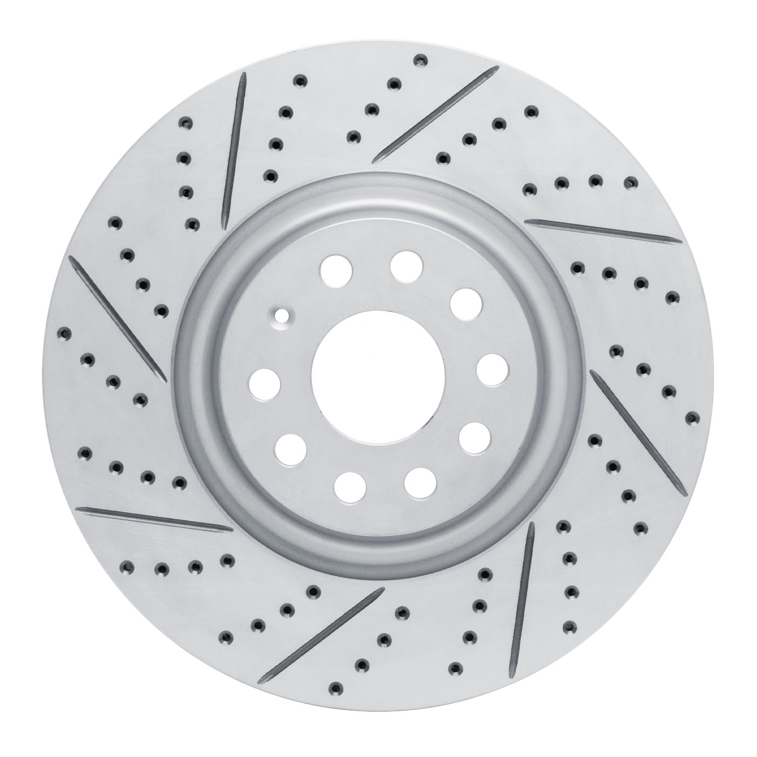 830-74034L Geoperformance Drilled/Slotted Brake Rotor, Fits Select Multiple Makes/Models, Position: Front Left