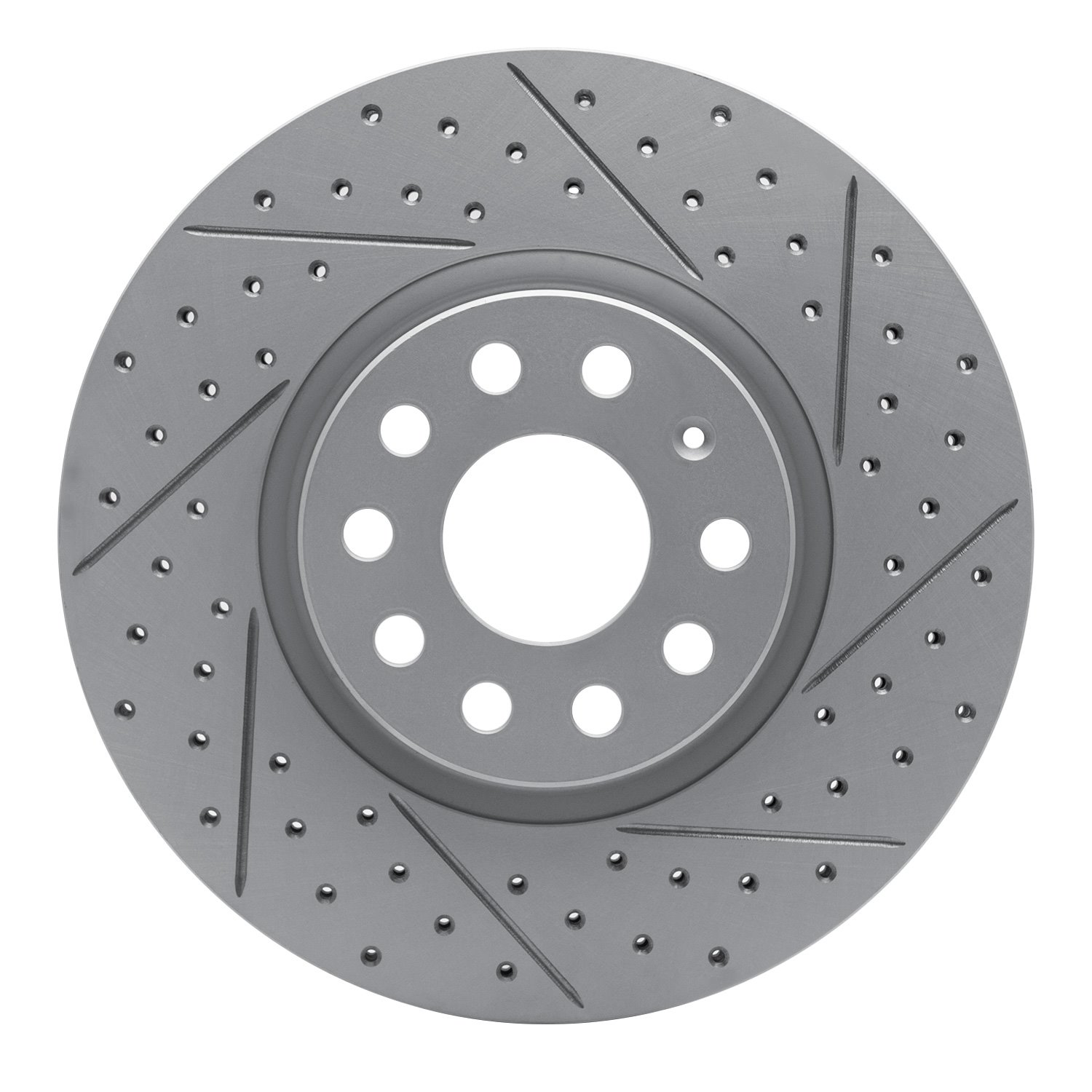 830-74053R Geoperformance Drilled/Slotted Brake Rotor, Fits Select Multiple Makes/Models, Position: Front Right