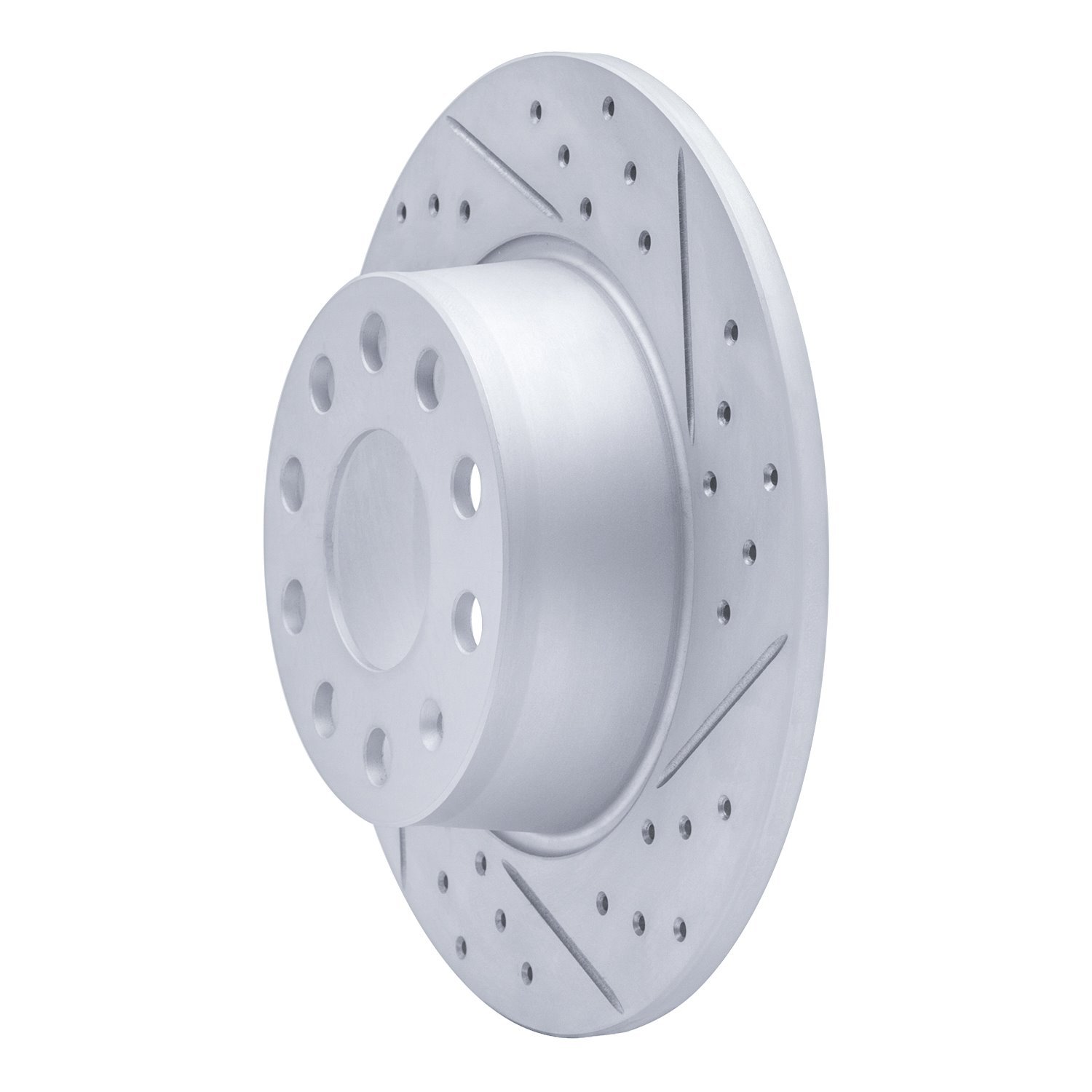 830-74059R Geoperformance Drilled/Slotted Brake Rotor, Fits Select Audi/Volkswagen, Position: Rear Right