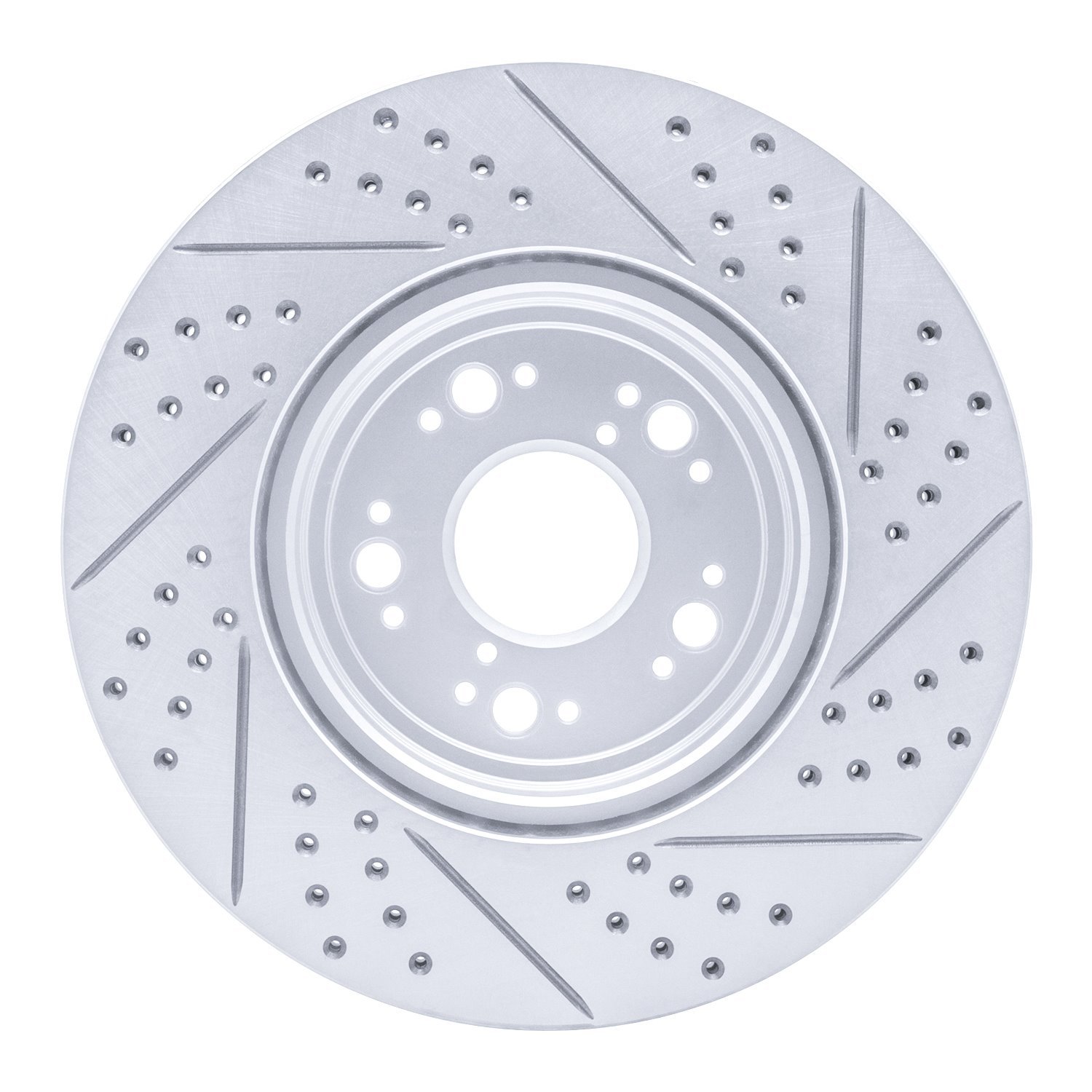 830-75008L Geoperformance Drilled/Slotted Brake Rotor, 1995-2000 Lexus/Toyota/Scion, Position: Front Left