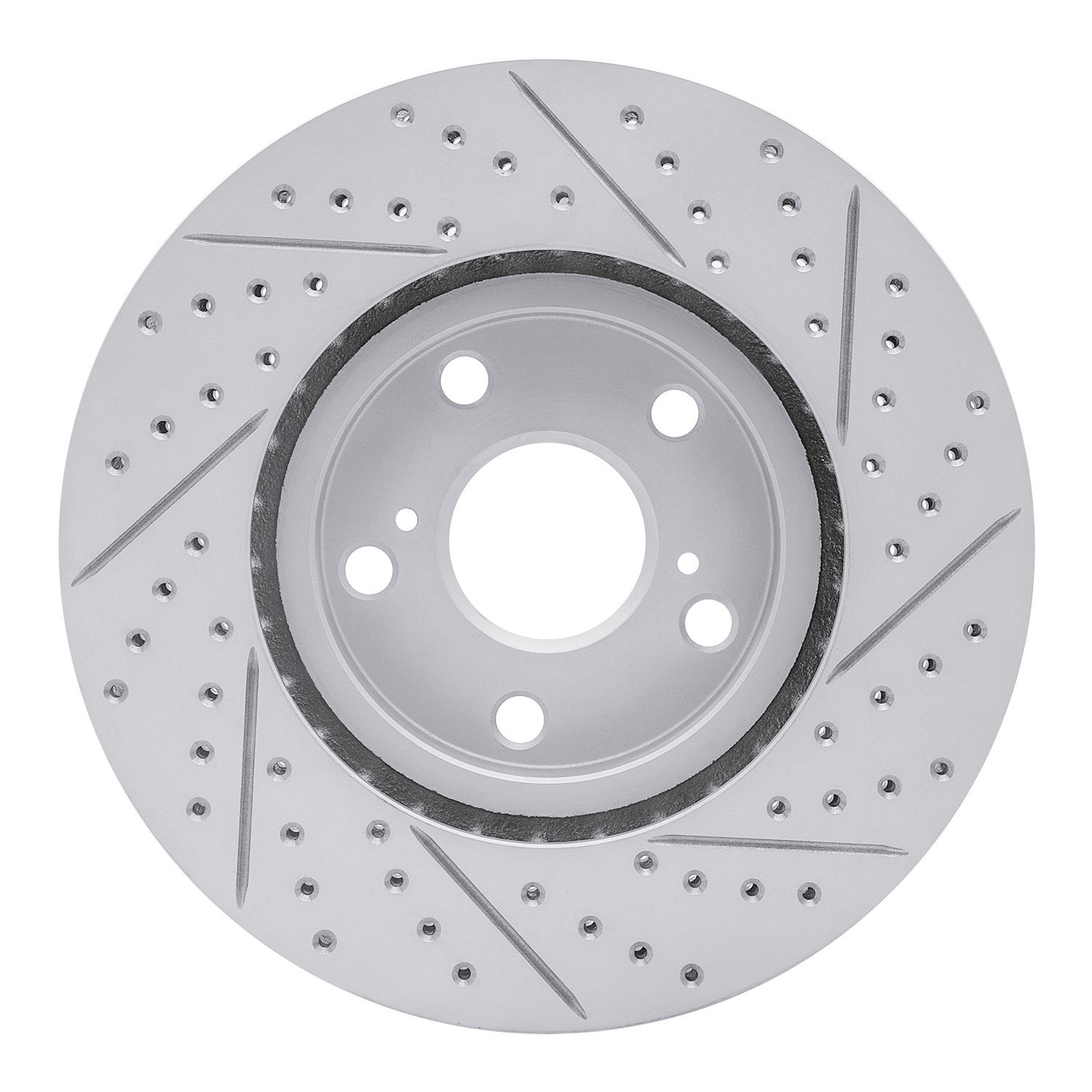 830-75014D Geoperformance Drilled/Slotted Brake Rotor, 2006-2015 Lexus/Toyota/Scion, Position: Left Front