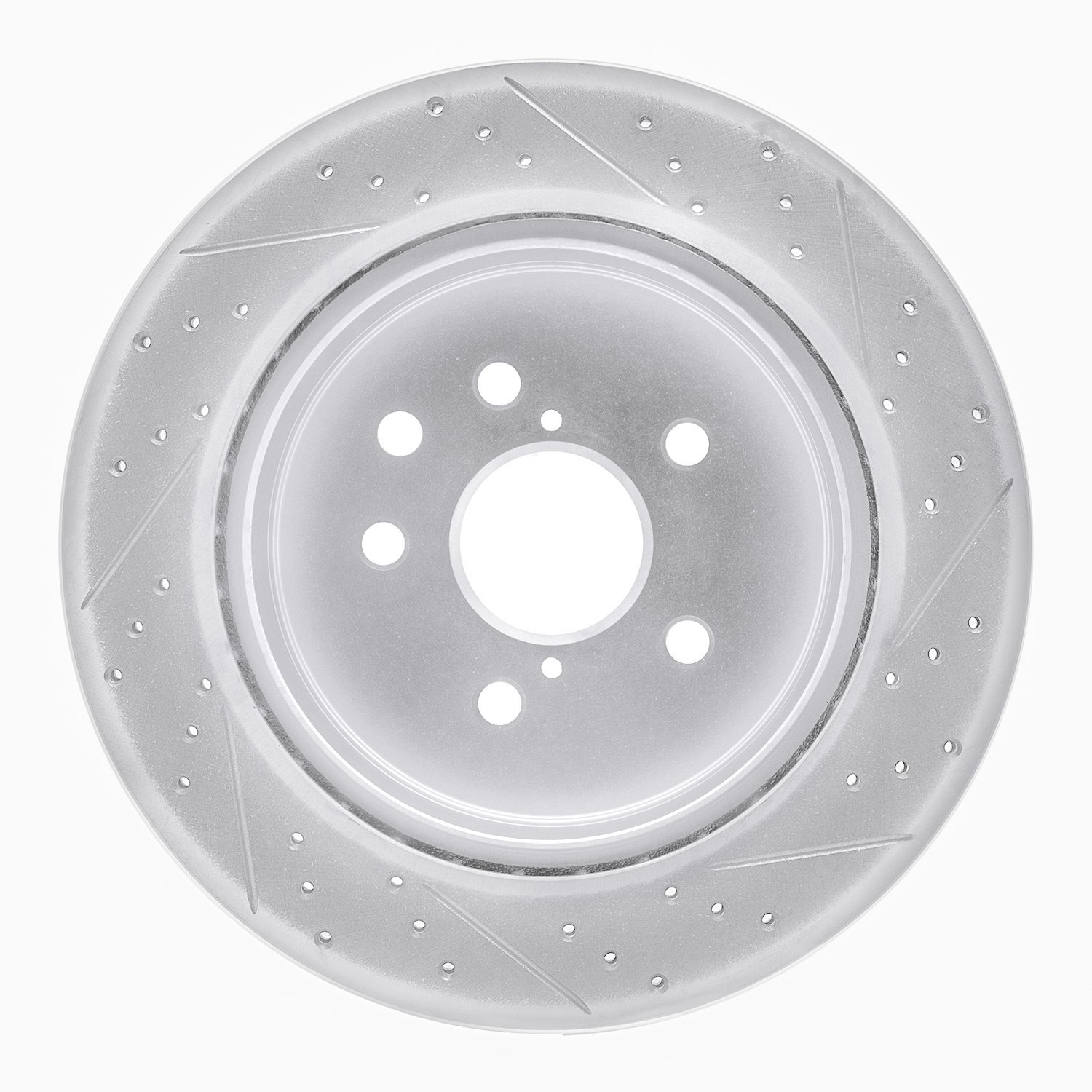 830-75015L Geoperformance Drilled/Slotted Brake Rotor, 2006-2015 Lexus/Toyota/Scion, Position: Rear Left
