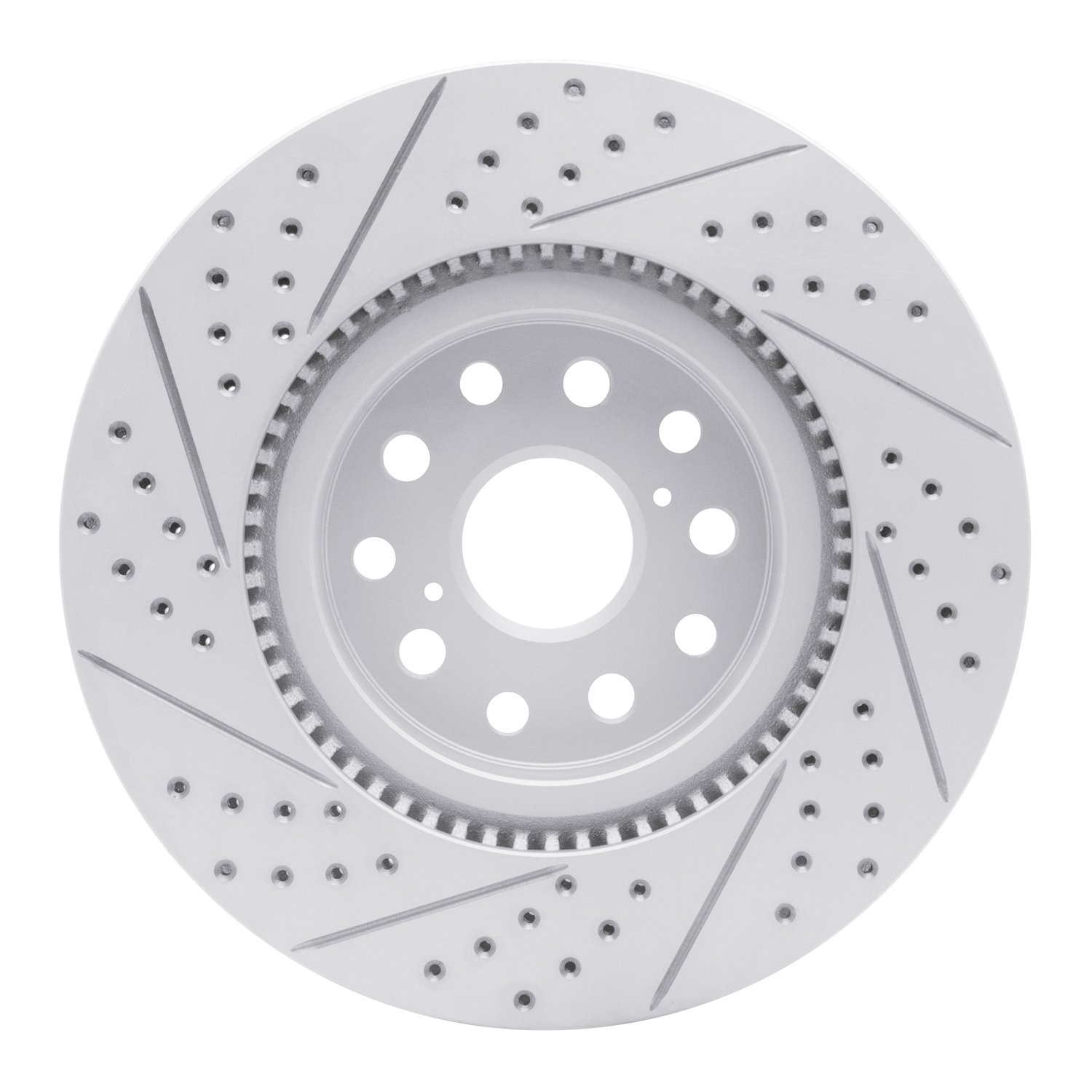 830-75017R Geoperformance Drilled/Slotted Brake Rotor, Fits Select Lexus/Toyota/Scion, Position: Front Right