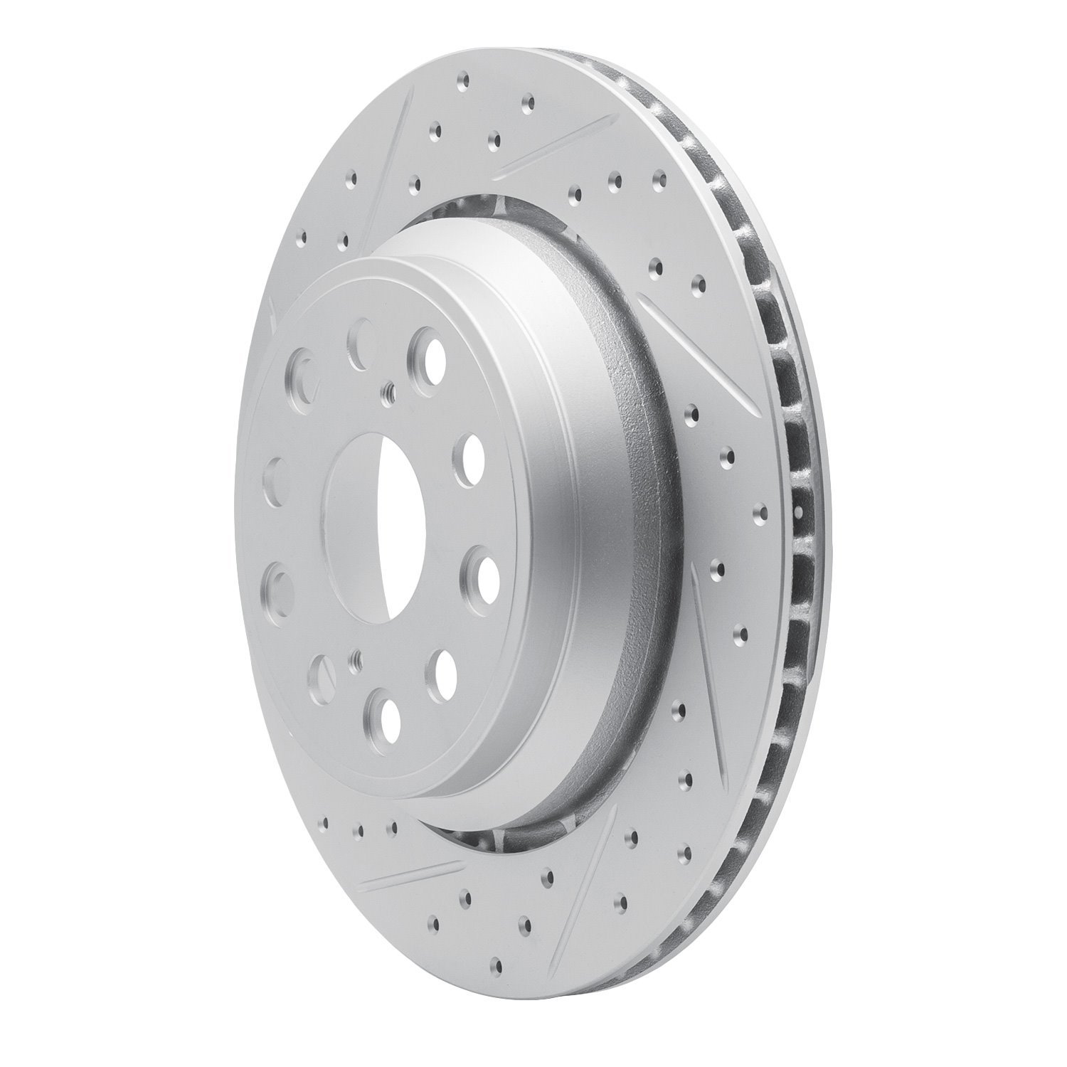 830-75018L Geoperformance Drilled/Slotted Brake Rotor, 2007-2017 Lexus/Toyota/Scion, Position: Rear Left