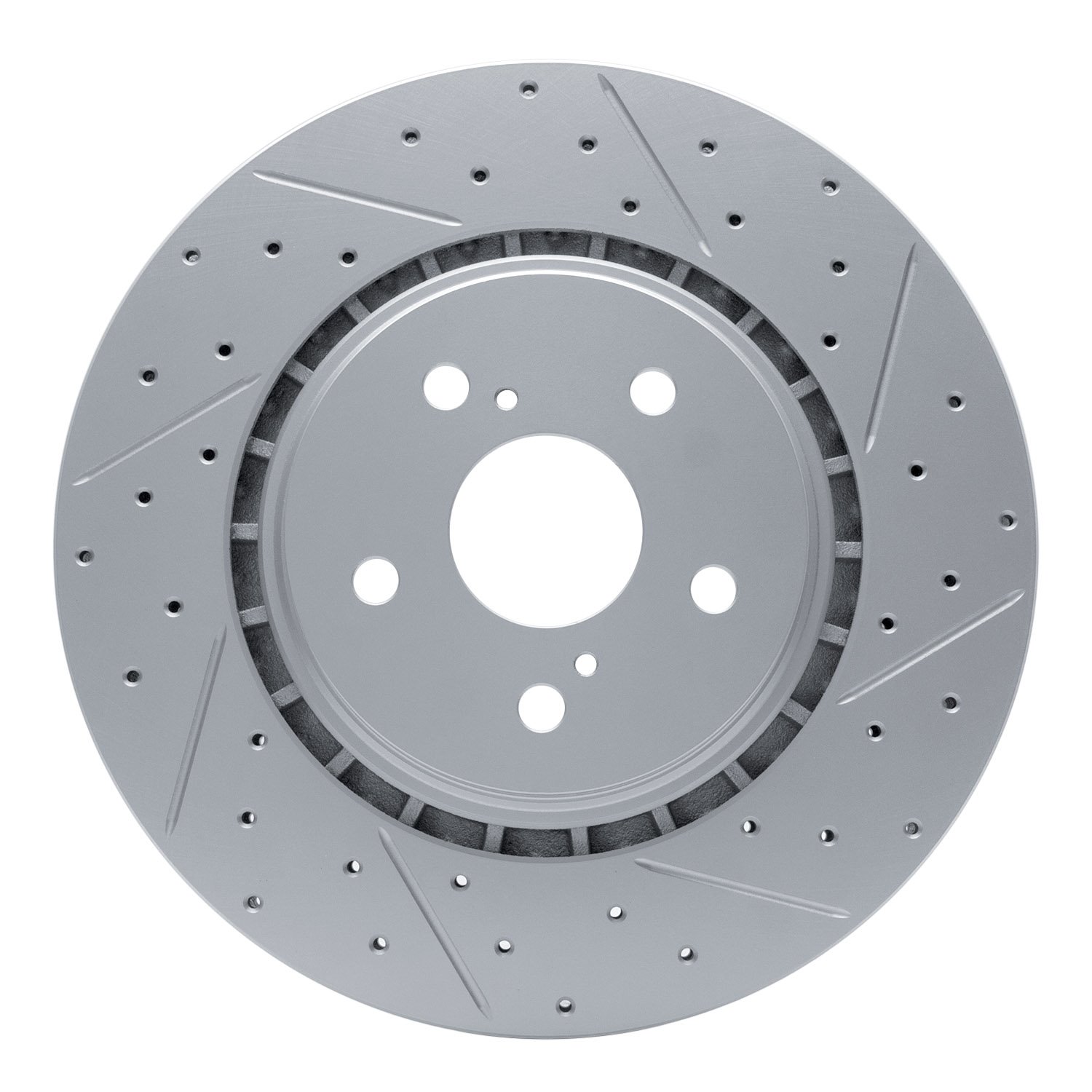 830-75043R Geoperformance Drilled/Slotted Brake Rotor, Fits Select Lexus/Toyota/Scion, Position: Front Right