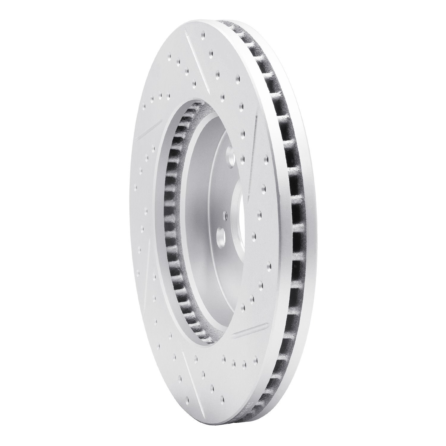 830-76075L Geoperformance Drilled/Slotted Brake Rotor, 2002-2015 Lexus/Toyota/Scion, Position: Front Left