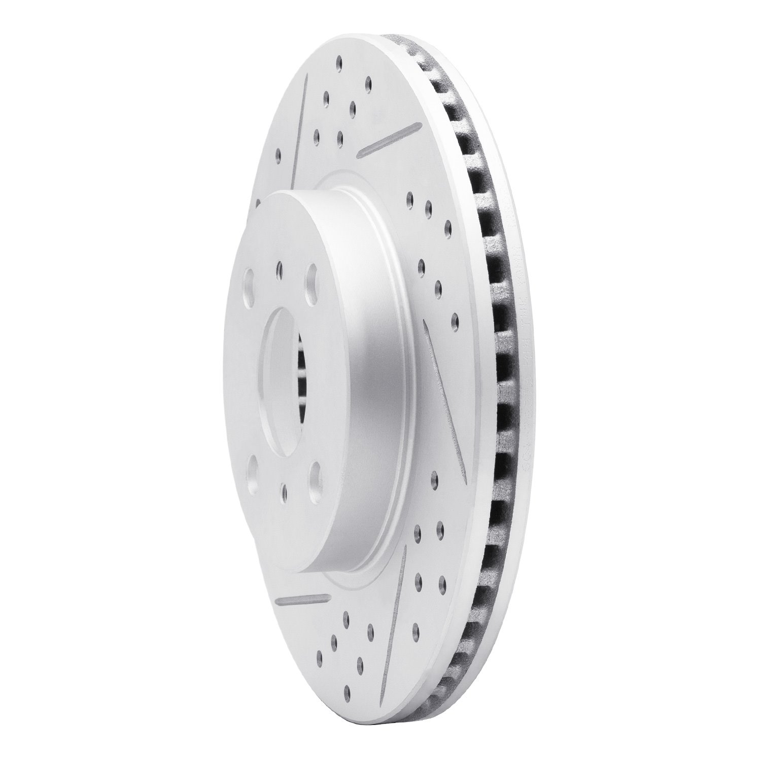 830-76078L Geoperformance Drilled/Slotted Brake Rotor, 2006-2019 Lexus/Toyota/Scion, Position: Front Left