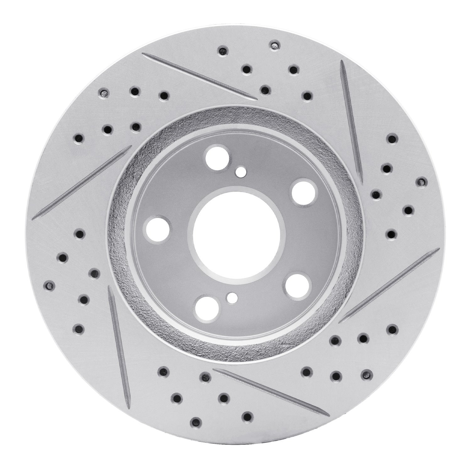 830-76087L Geoperformance Drilled/Slotted Brake Rotor, 2010-2017 Lexus/Toyota/Scion, Position: Front Left