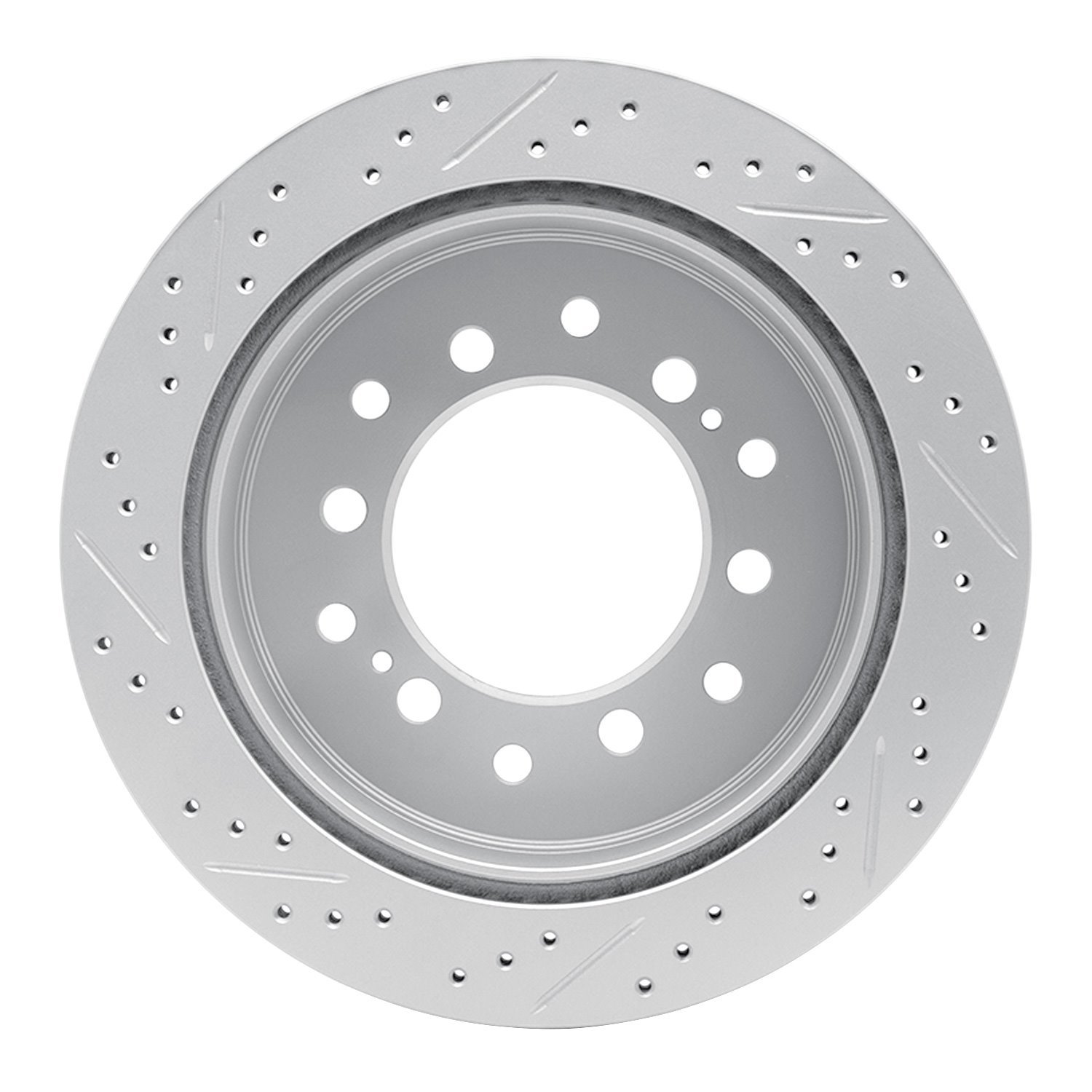 830-76127R Geoperformance Drilled/Slotted Brake Rotor, 2001-2009 Lexus/Toyota/Scion, Position: Rear Right