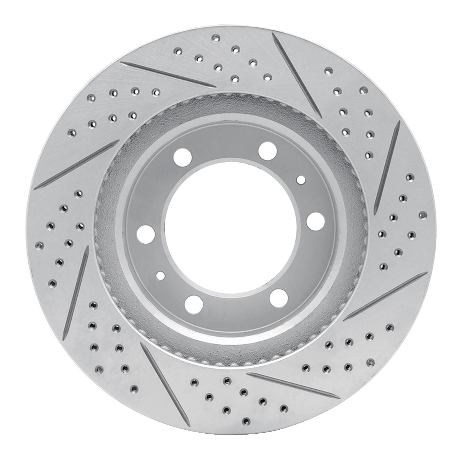 830-76128L Geoperformance Drilled/Slotted Brake Rotor, Fits Select Lexus/Toyota/Scion, Position: Front Left