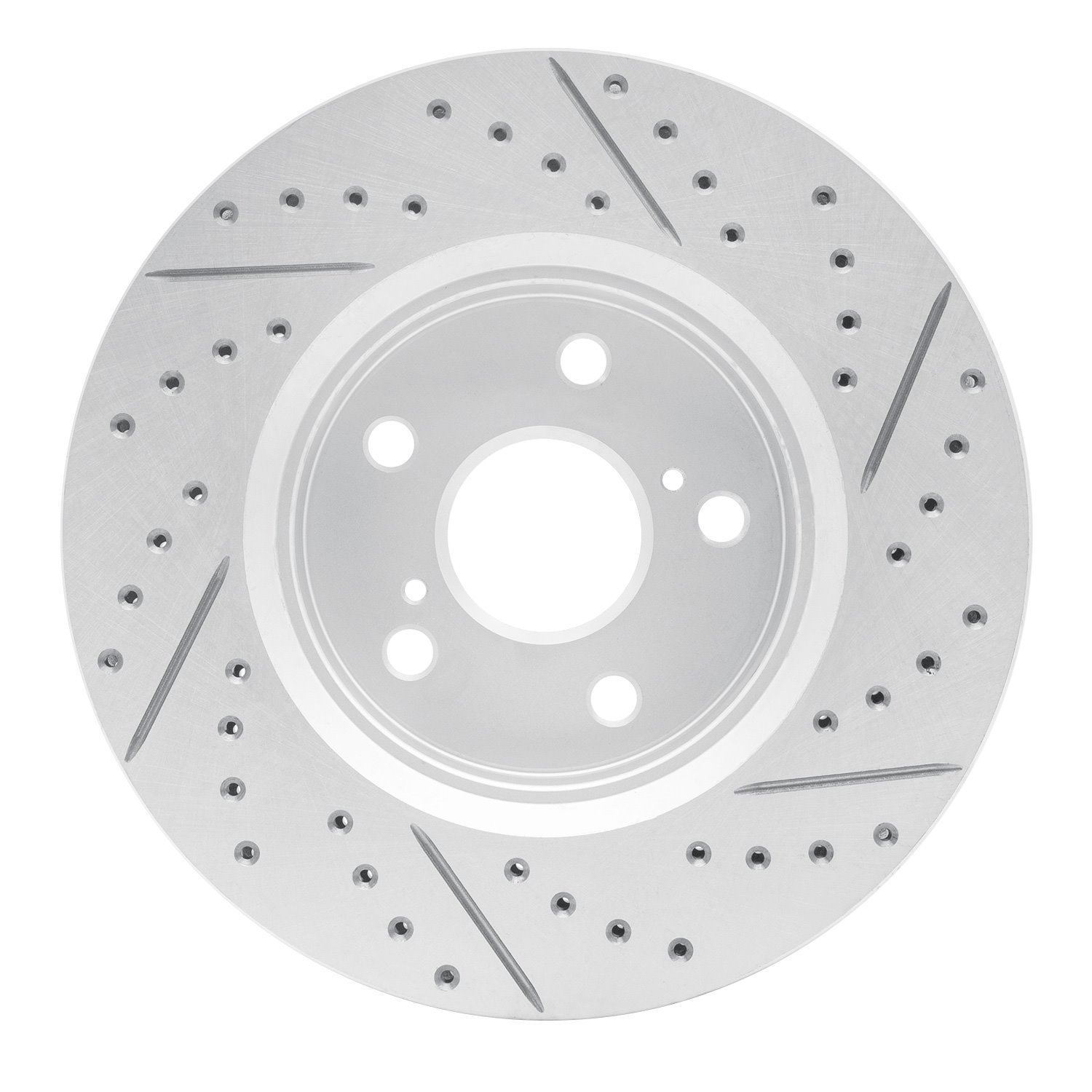 830-76153L Geoperformance Drilled/Slotted Brake Rotor, Fits Select Lexus/Toyota/Scion, Position: Front Left