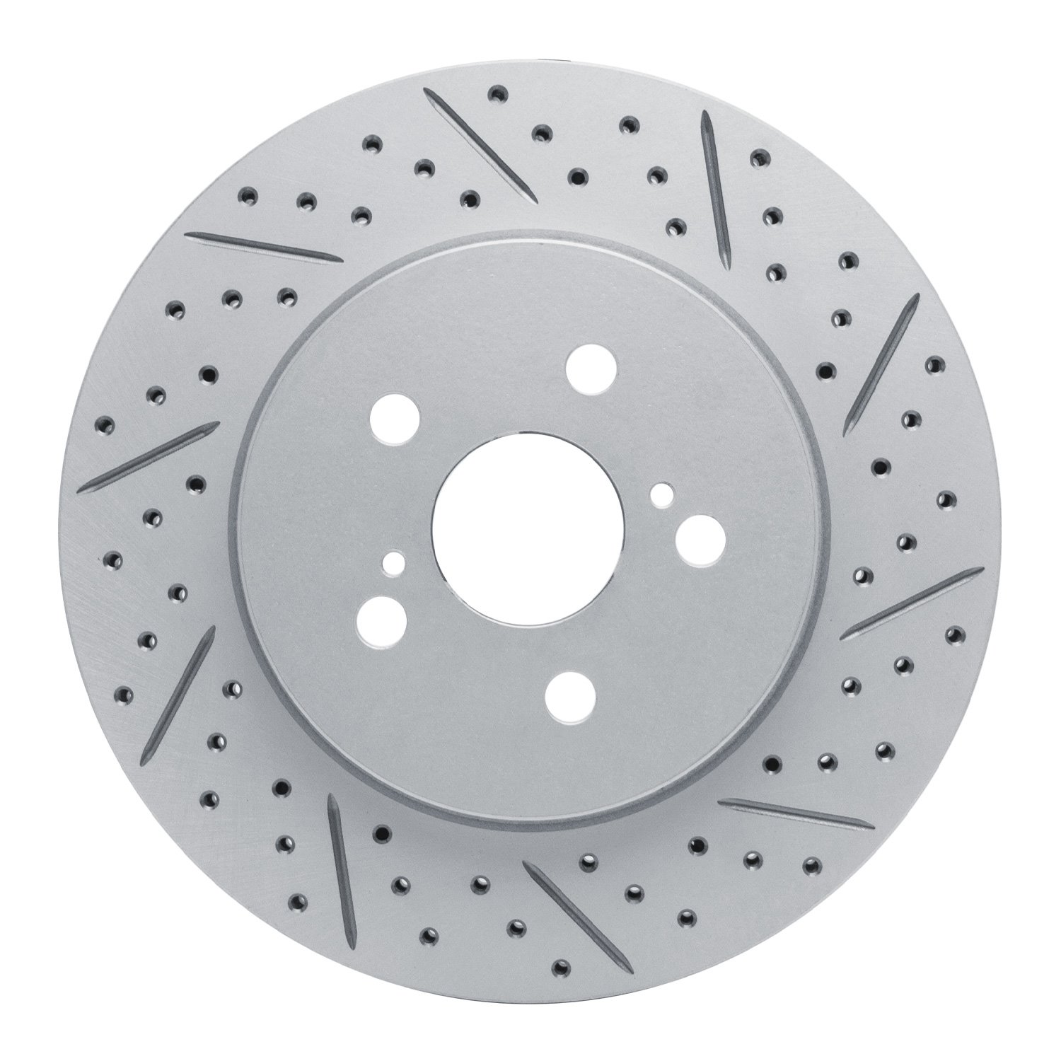 830-76155R Geoperformance Drilled/Slotted Brake Rotor, Fits Select Lexus/Toyota/Scion, Position: Front Right