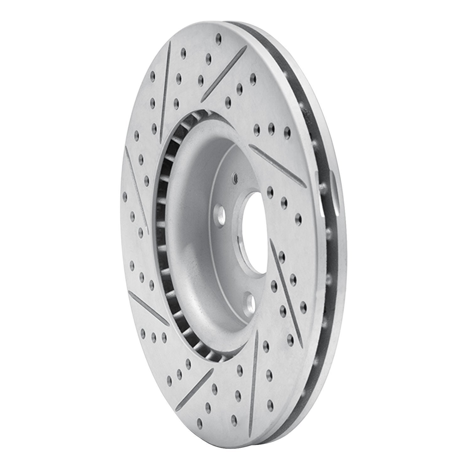 830-80073R Geoperformance Drilled/Slotted Brake Rotor, Fits Select Multiple Makes/Models, Position: Front Right