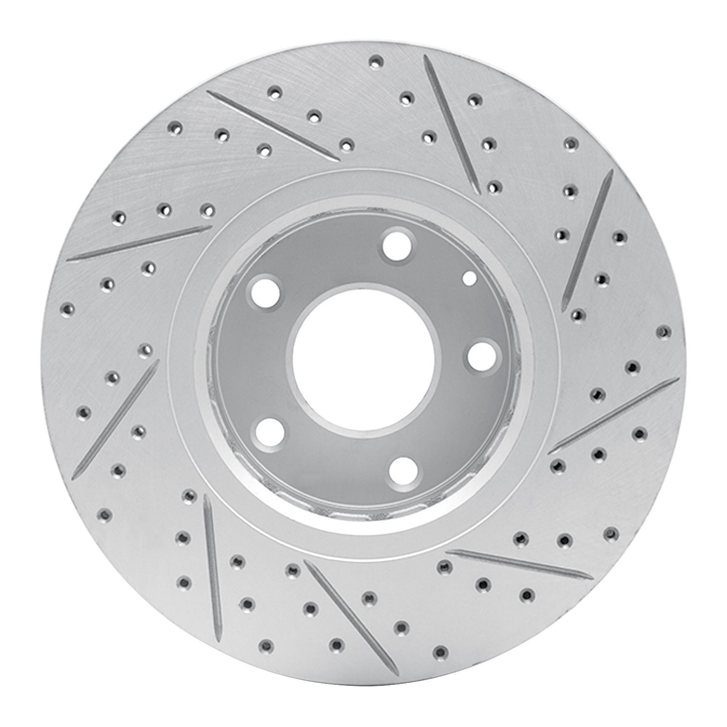 830-80076L Geoperformance Drilled/Slotted Brake Rotor, Fits Select Ford/Lincoln/Mercury/Mazda, Position: Front Left