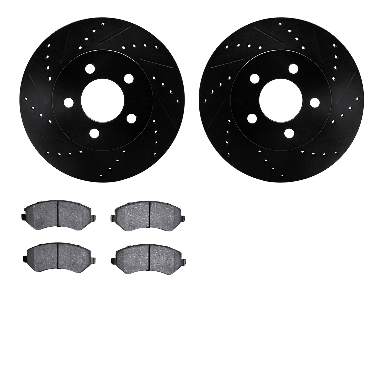 Drilled/Slotted Brake Rotors with 3000-Series CeMoparic Brake