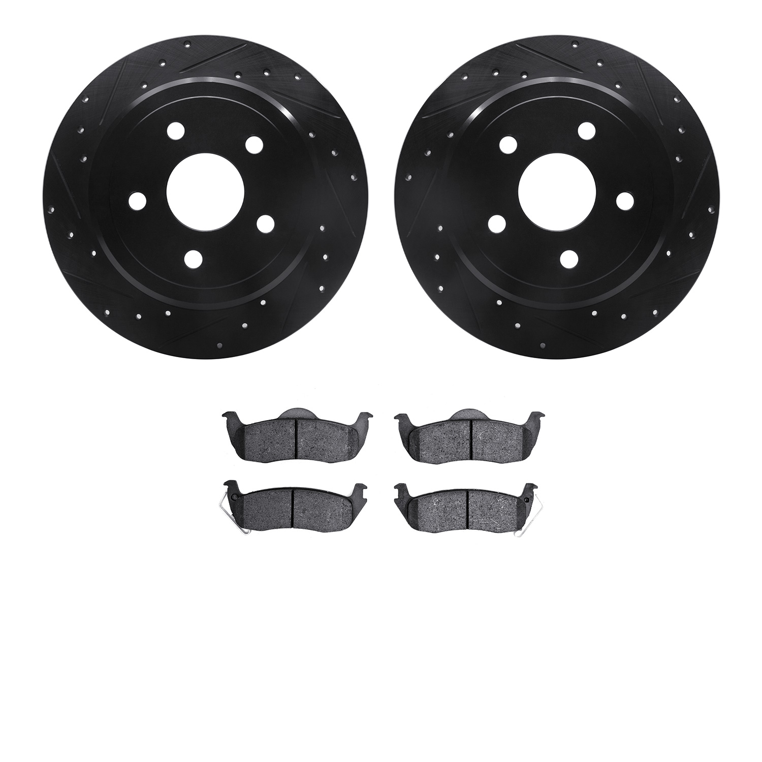 Drilled/Slotted Brake Rotors with 3000-Series CeMoparic Brake