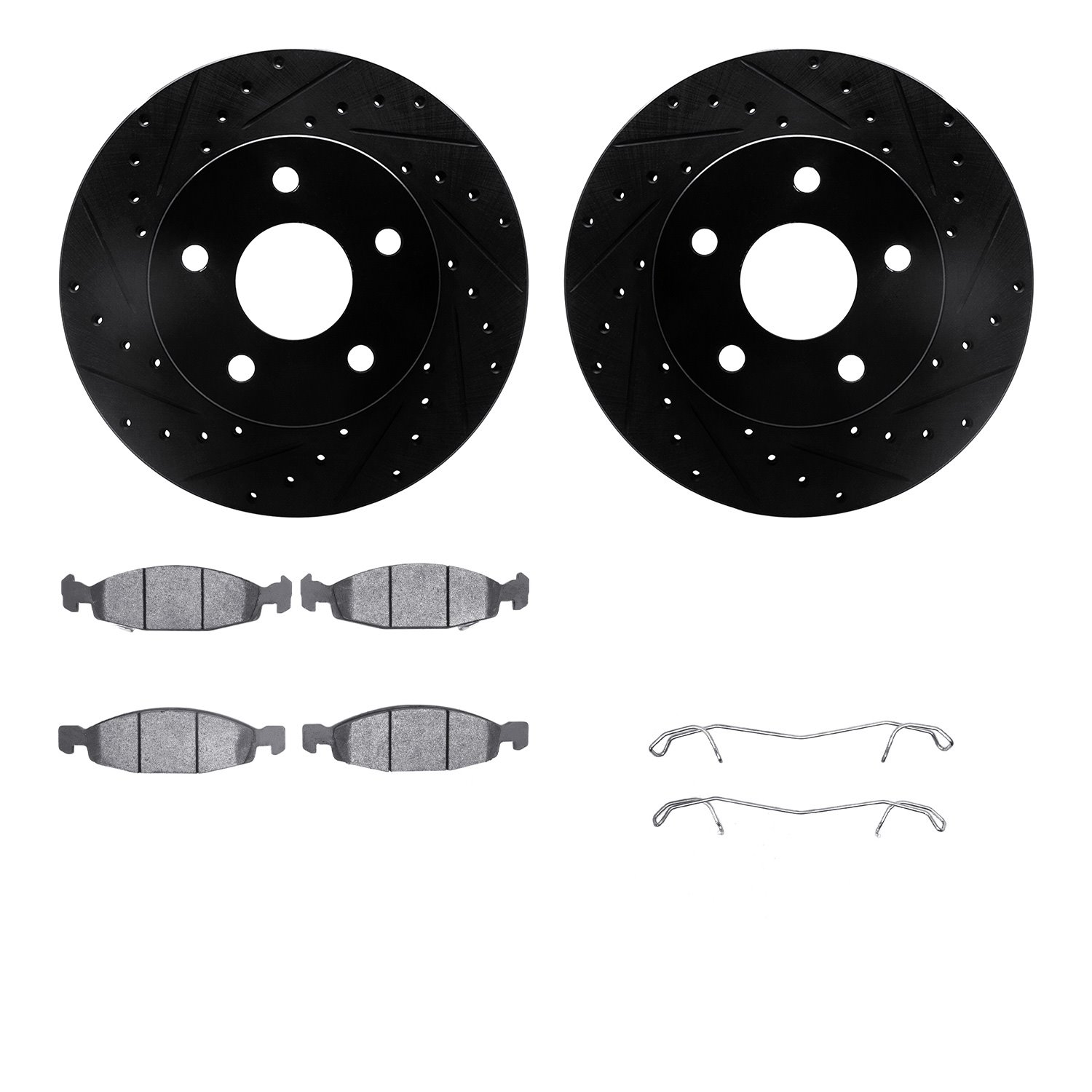 Drilled/Slotted Brake Rotors with 3000-Series CeMoparic Brake